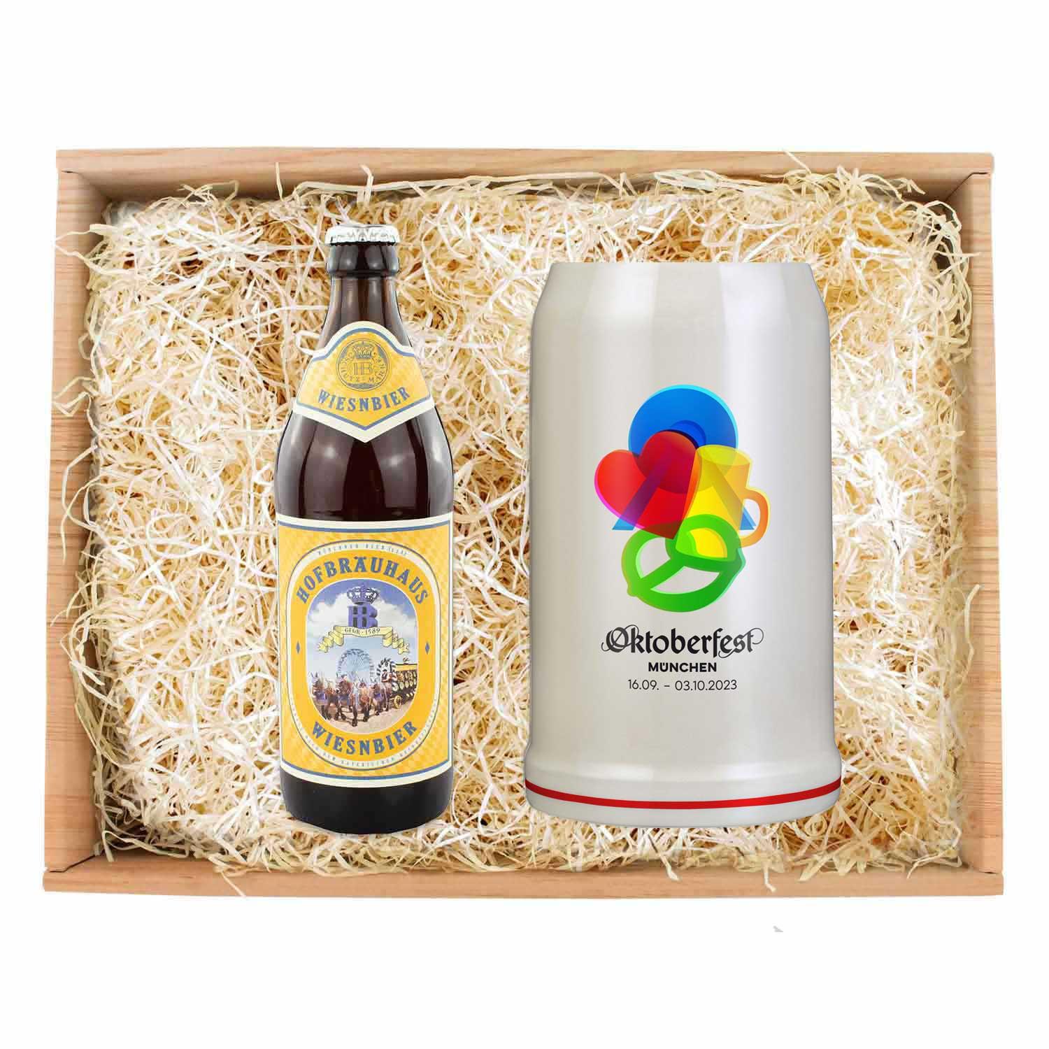 Oktoberfest-Box "Wiesnkrug und Bier" - bavariashop - mei LebensGfui