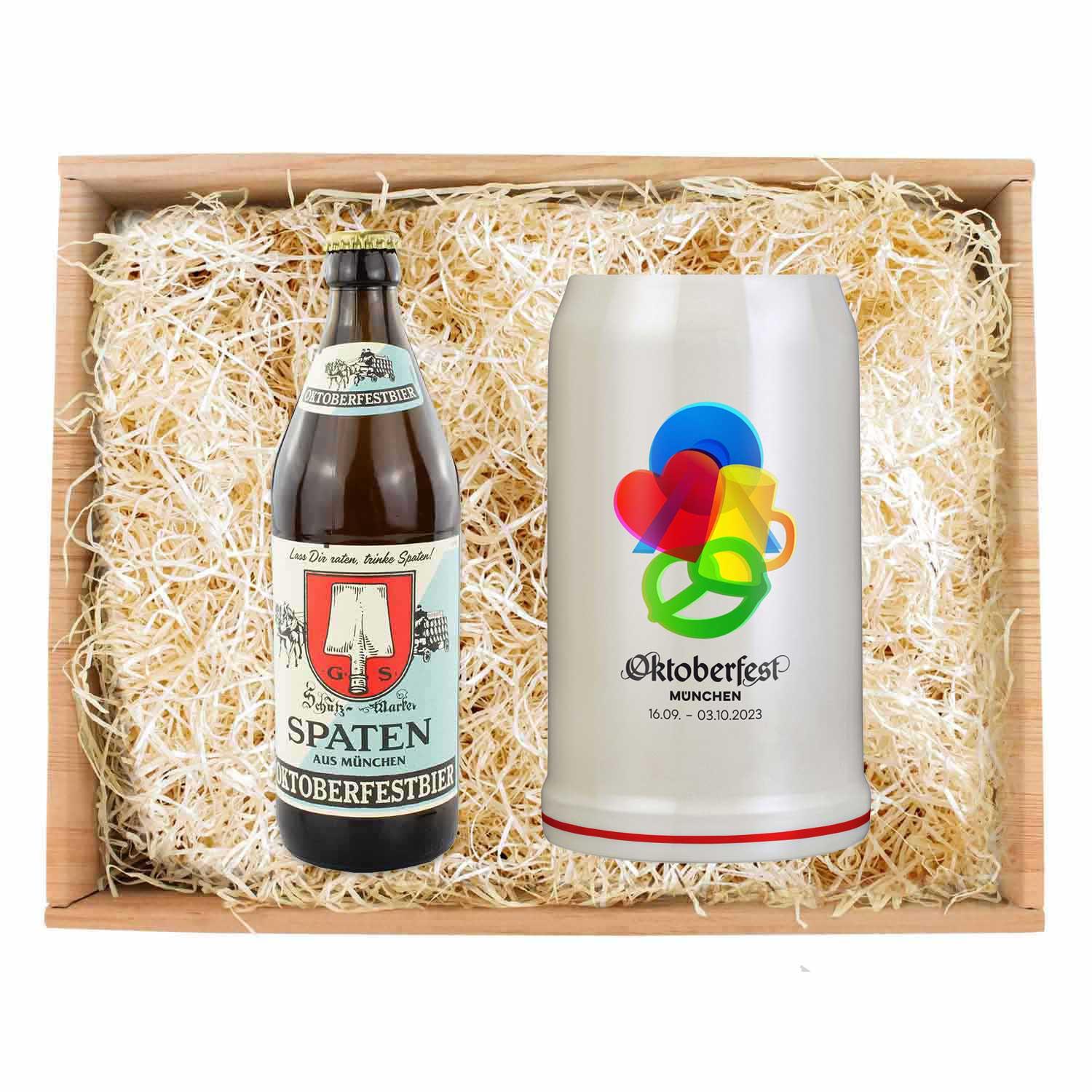 Oktoberfest-Box "Wiesnkrug und Bier" - bavariashop - mei LebensGfui