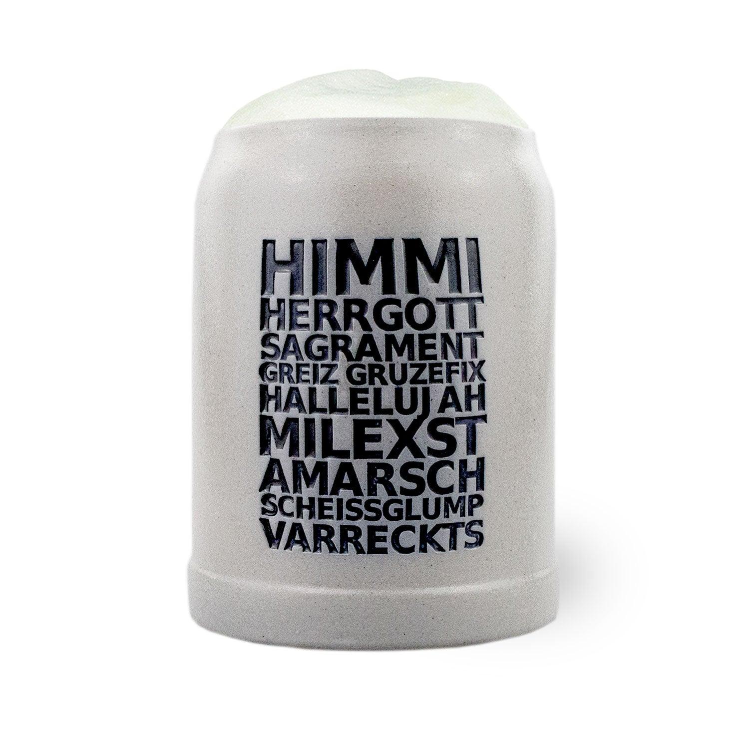 PREMIUM Bierkrug "HimmiHerrGott" - bavariashop - mei LebensGfui