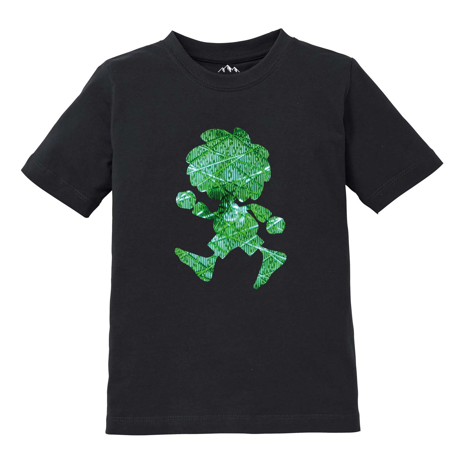 Pumuckl Kinder T-Shirt Ampel-Edition in Schwarz mit grünem Ampelmännchen-Design als Aufdruck