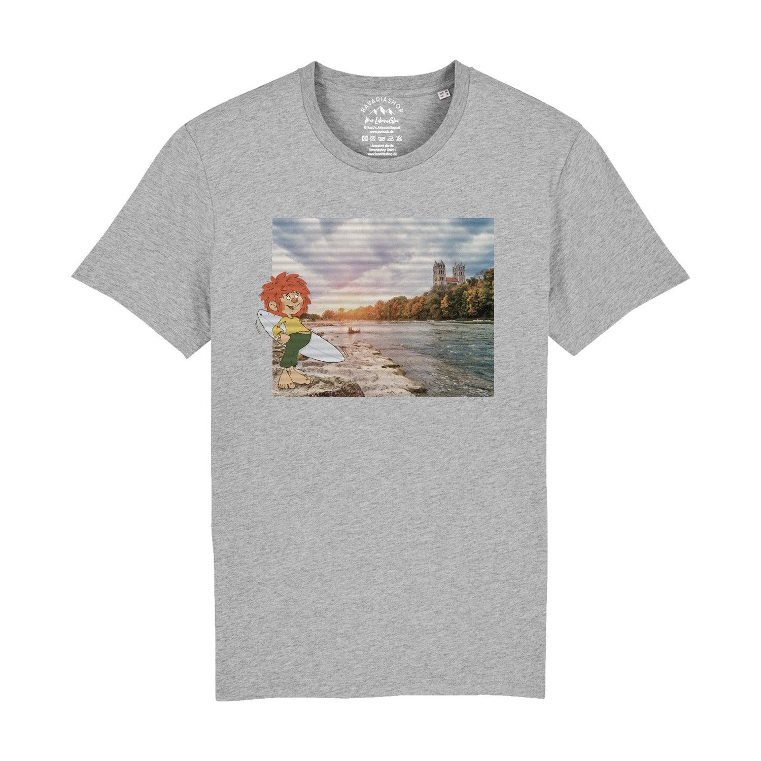 ®Pumuckl Herren T-Shirt "Surfer-Kobold" - bavariashop - mei LebensGfui