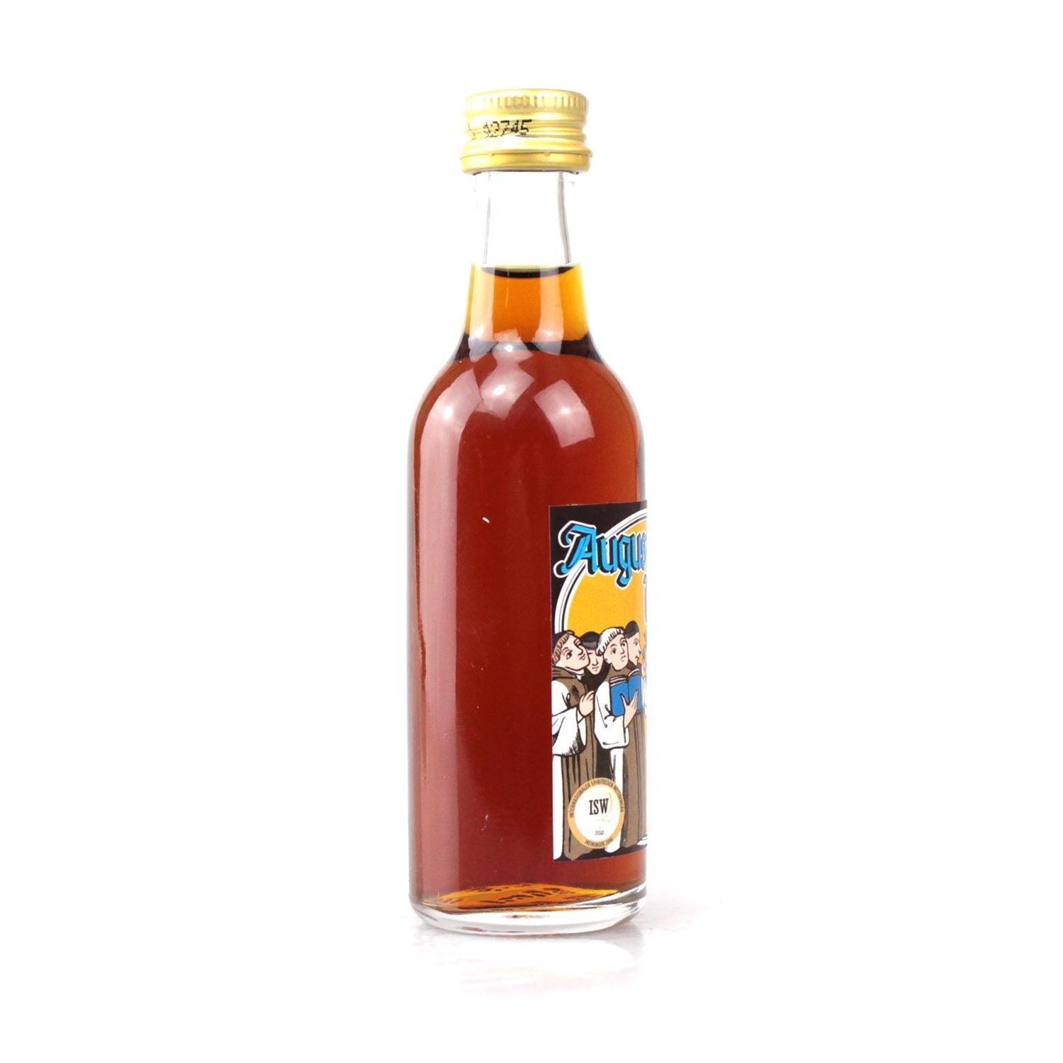 Kräuterlikör mit dunkelbrauner Farbe, verfeinert mit Wurzeln, Zitrusfrüchten und edlen Gewürzen, 5cl Flasche