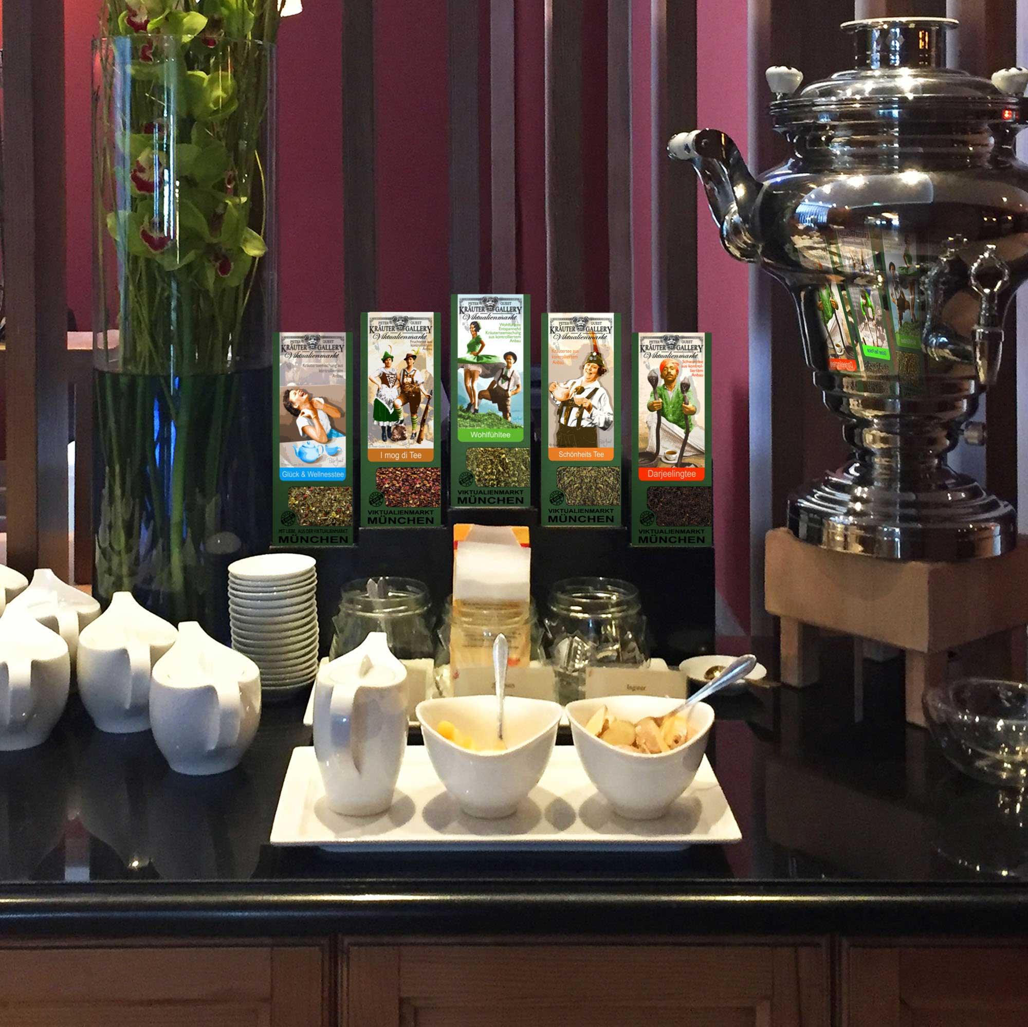 Loser Kräutertee mit getrockneten Blüten und Blättern, naturbelassene Kräutermischung, Inhalt 75 g.