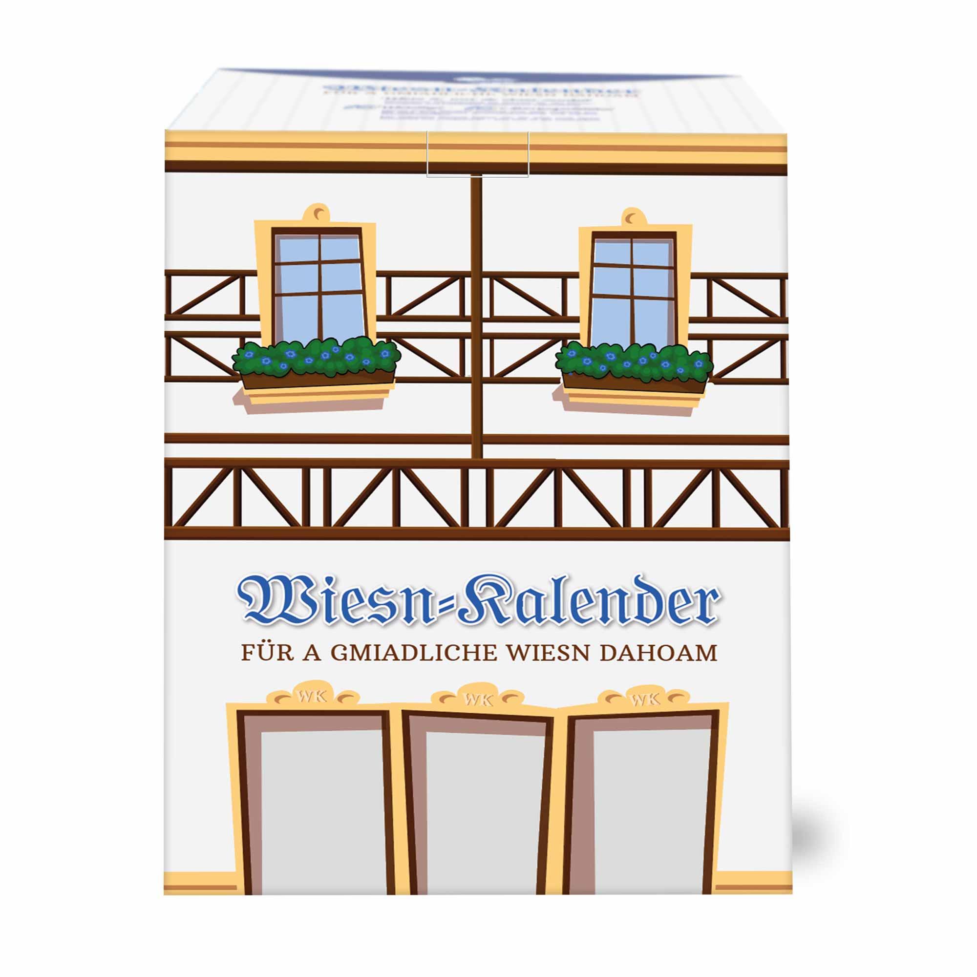 Oktoberfest Bier-Set mit 16 verschiedenen Wiesn-Bieren in Flaschen, inklusive 0,5 l Isarseidel im Geschenkkarton.