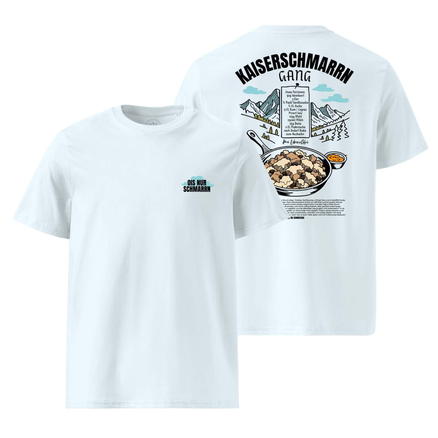 Herren Rezept T-Shirt "Kaiserschmarrn Gang"