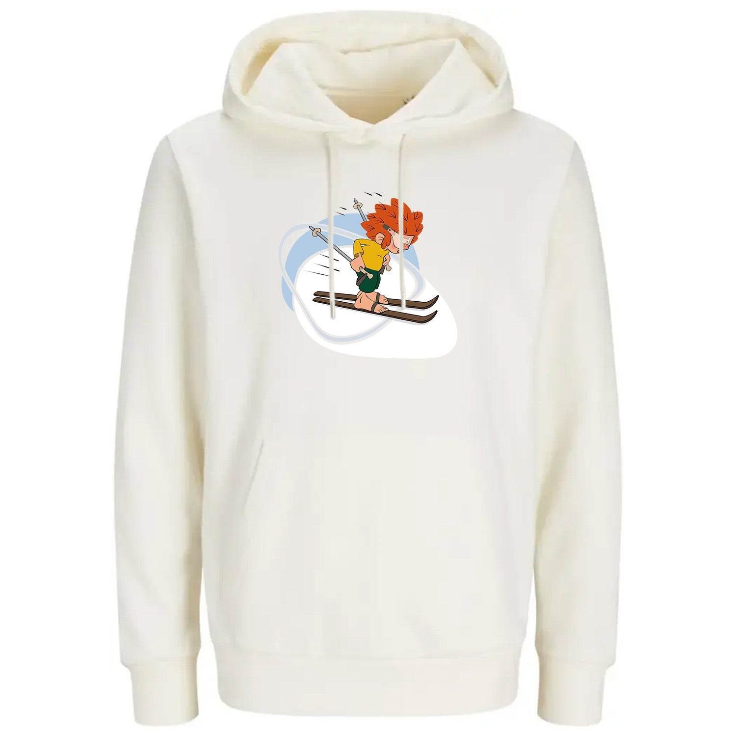 ®Pumuckl Unisex Hoodie "Skifahren"