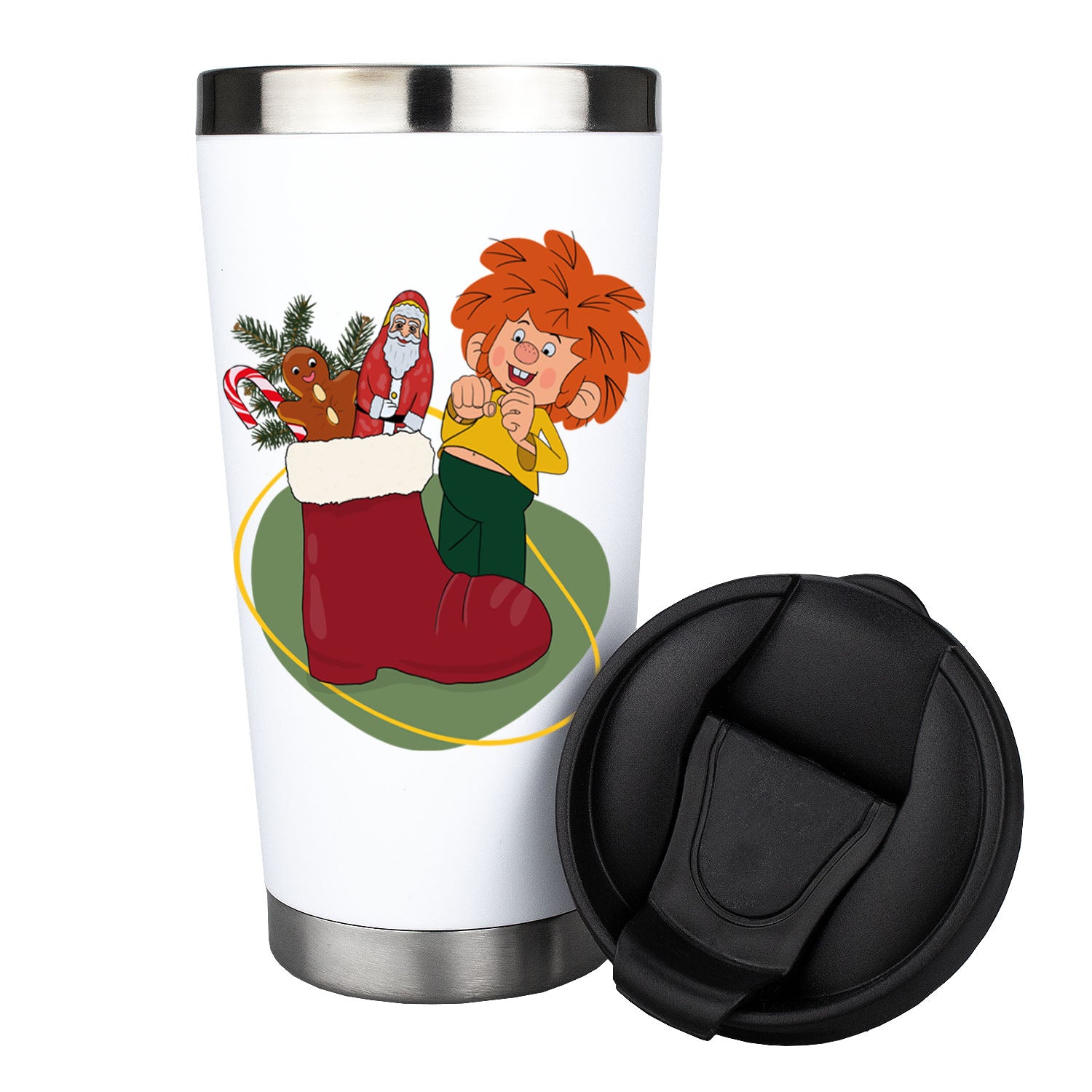 ®Pumuckl Thermo-Becher "Nikolaus" personalisierbar