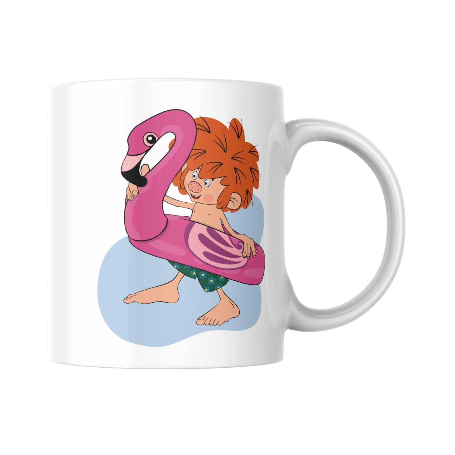 ®Pumuckl Tasse "Badespaß" personalisiert