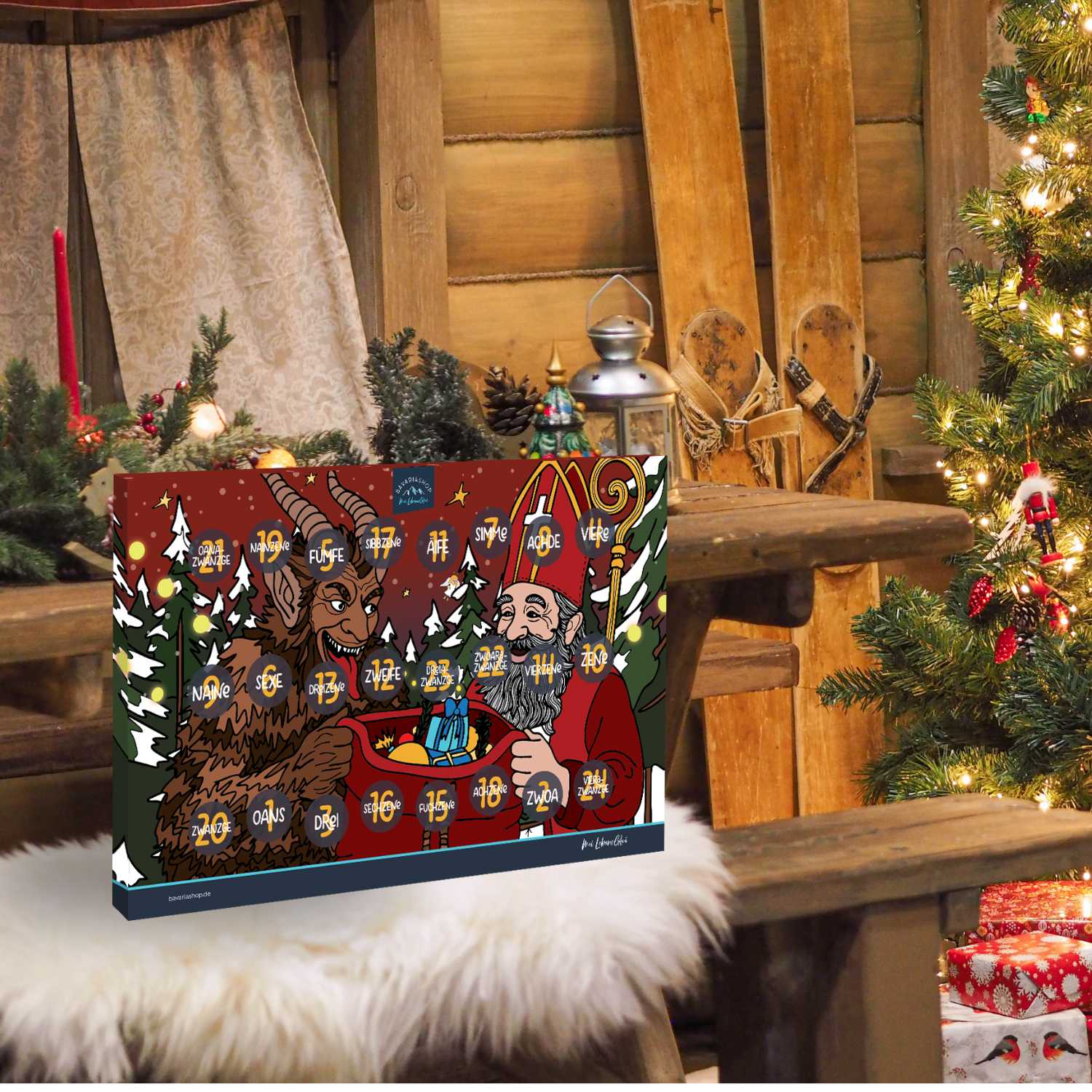 Bayrischer Schoko-Adventskalender "Märchenwald"