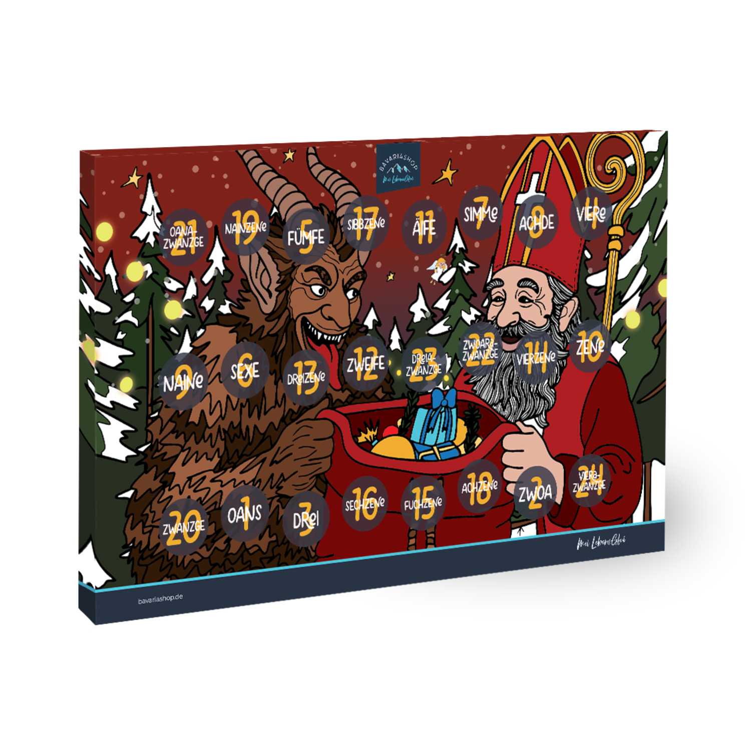Bayrischer Schoko-Adventskalender "Märchenwald"