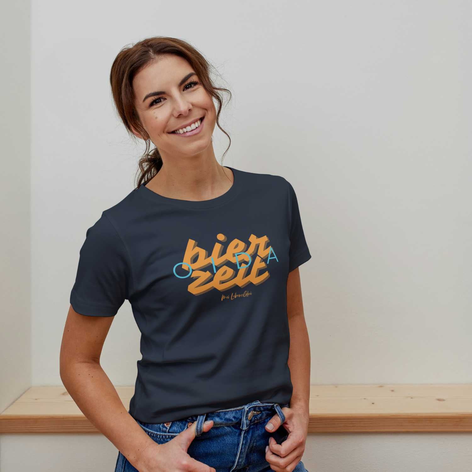 Damen T-Shirt "Bierzeit"