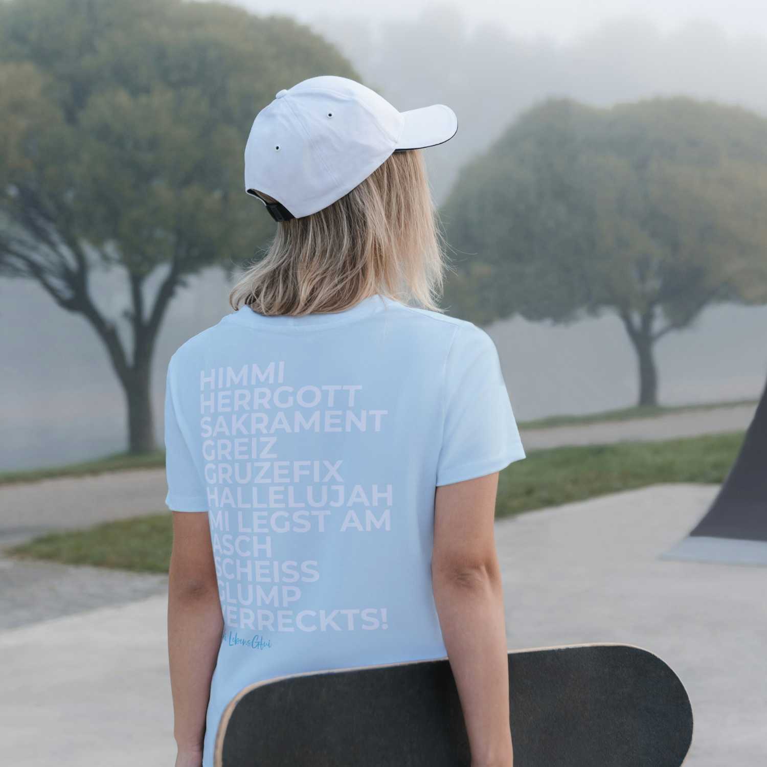 Damen T-Shirt "Himmi Herrgott"