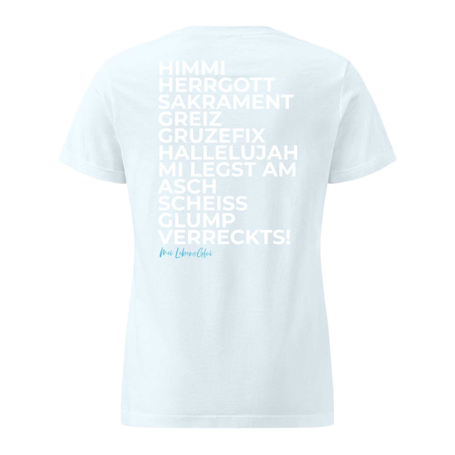 Damen T-Shirt "Himmi Herrgott"