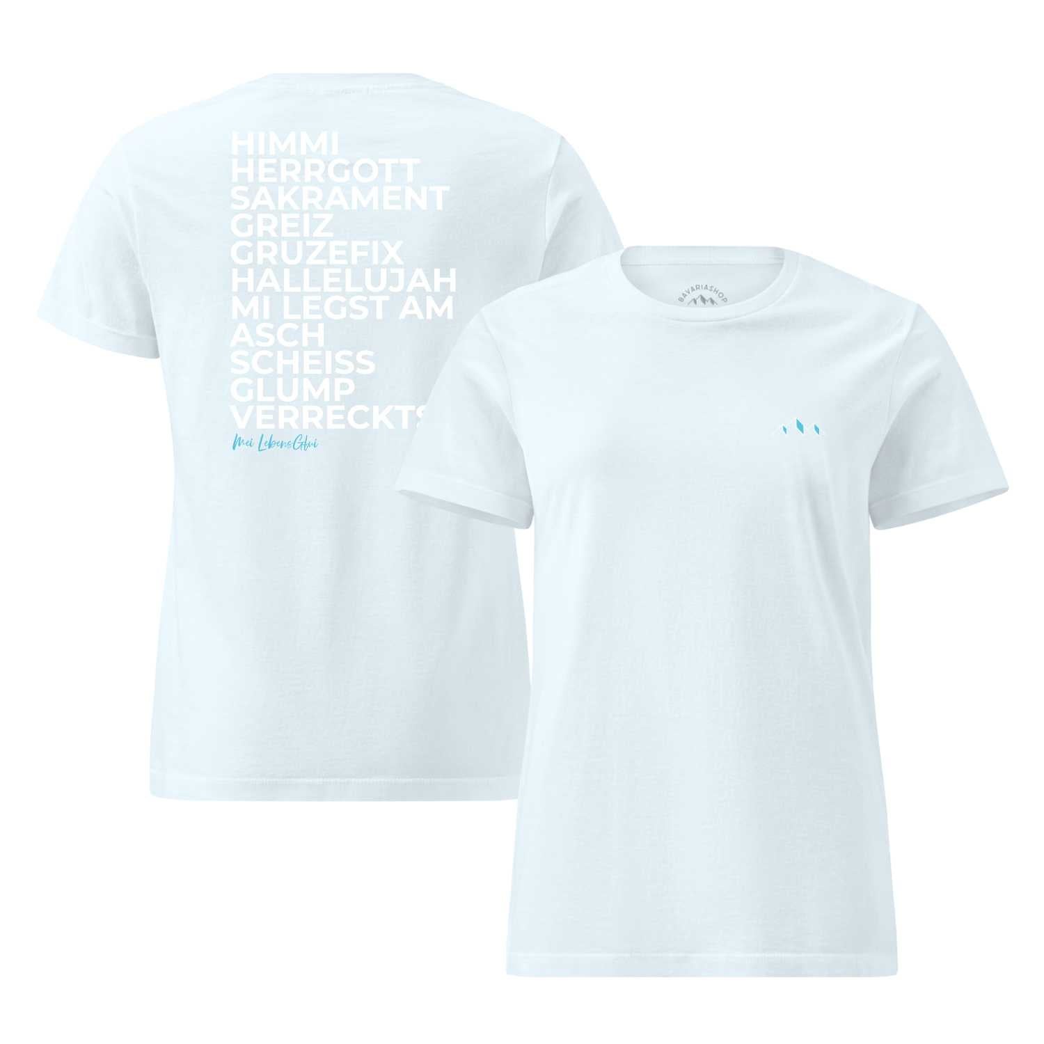 Damen T-Shirt "Himmi Herrgott"