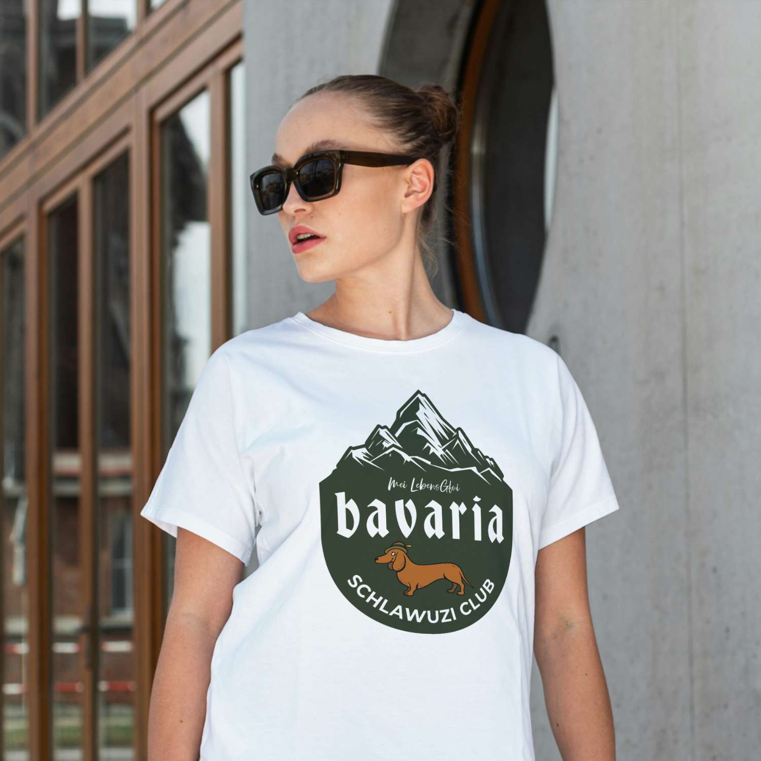 damenfahrrad bavaria Damen T-Shirt Bavaria Schlawuzi Club – bayerisch & bio kaufen Weiß / XL