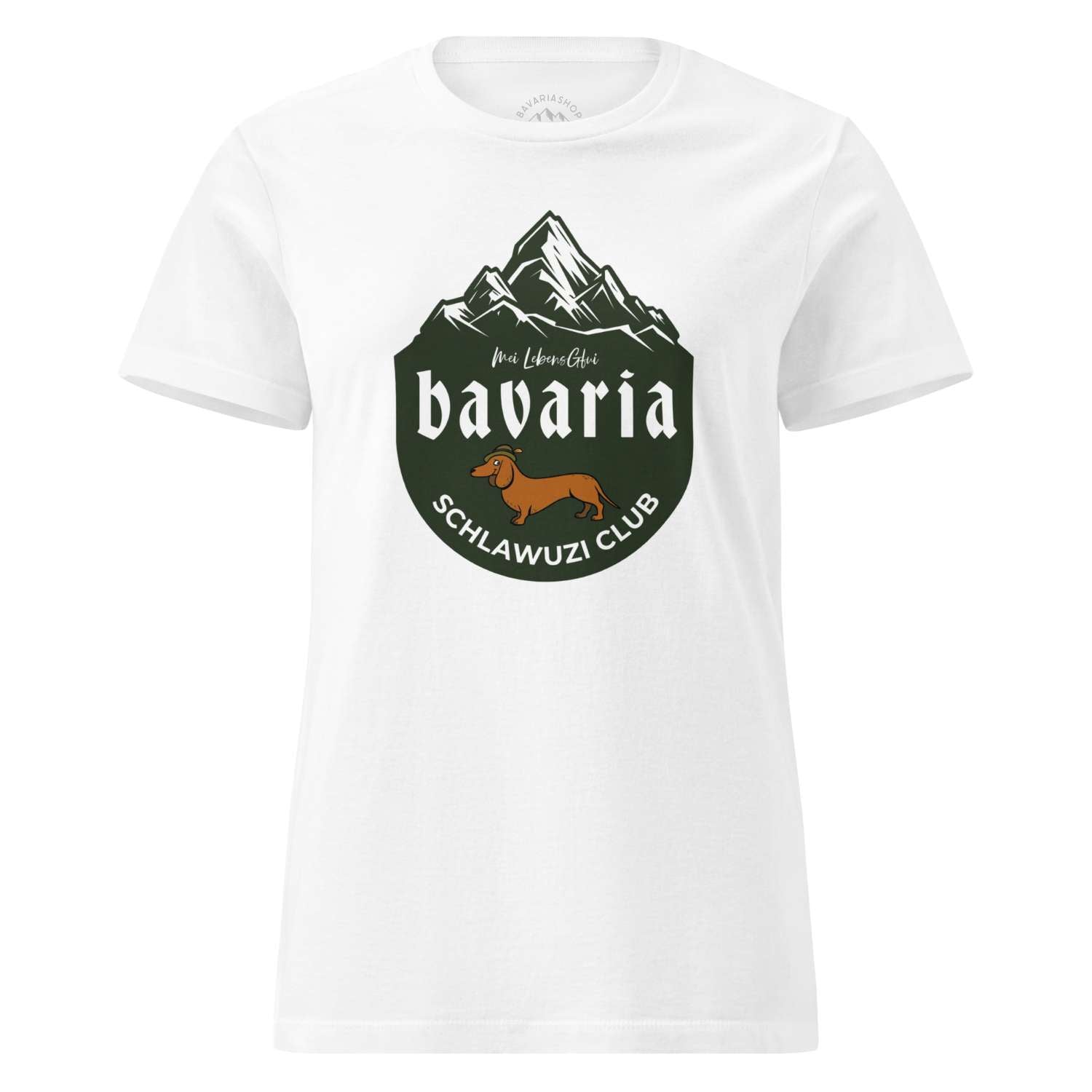 damenfahrrad bavaria Damen T-Shirt Bavaria Schlawuzi Club – bayerisch & bio kaufen Weiß / XL