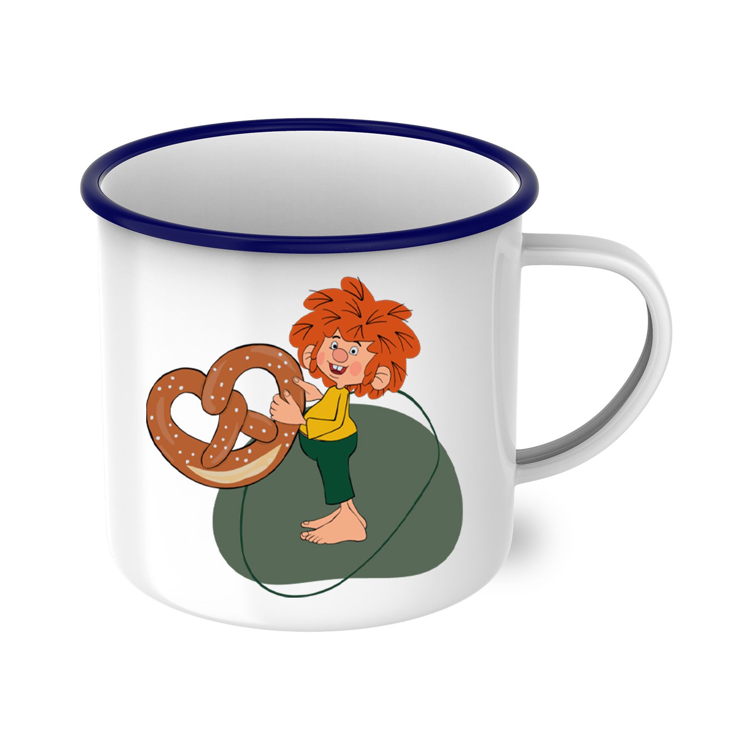 ®Pumuckl Emaille-Tasse "Breze"