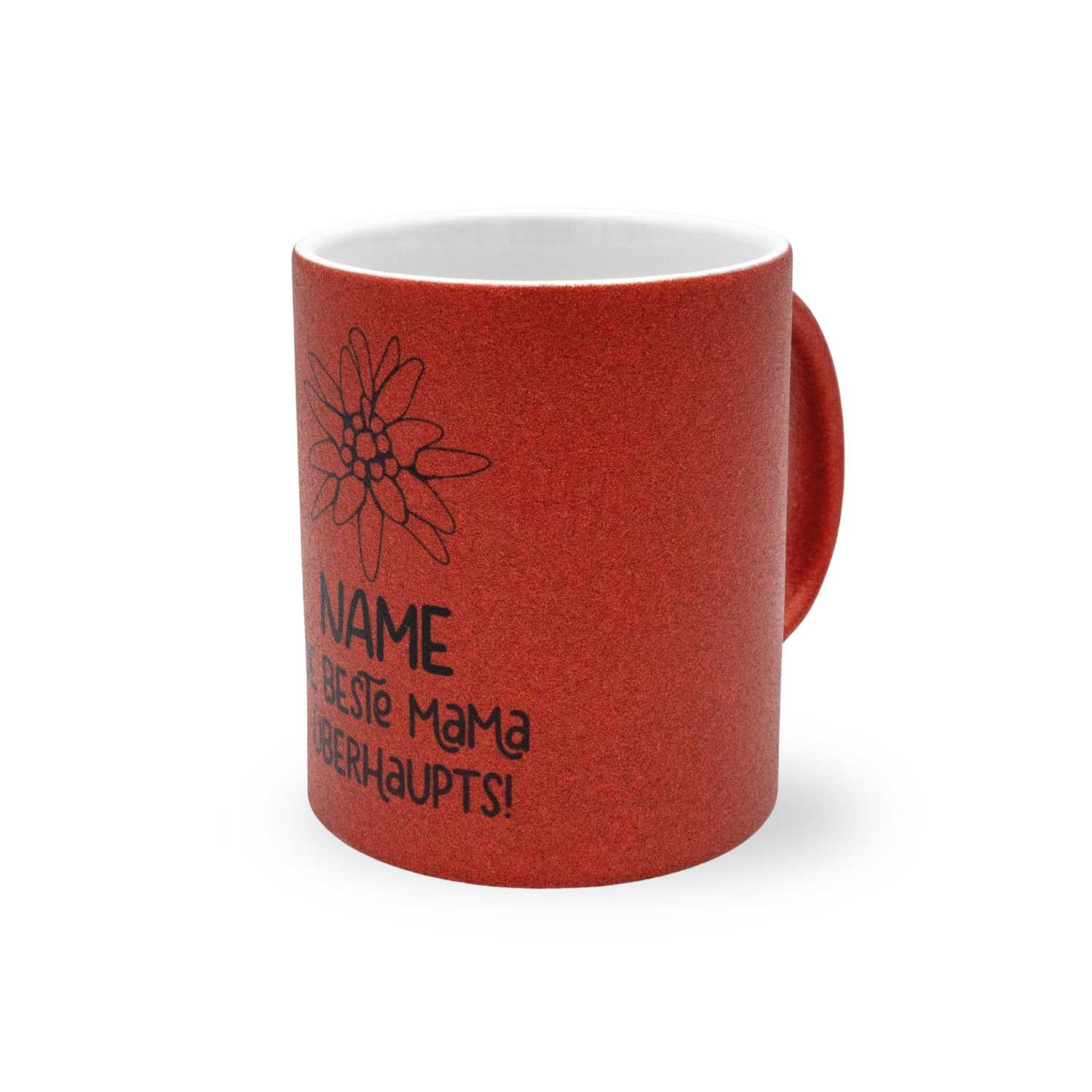 Kaffee Haferl "De beste Mama überhaupts" personalisiert