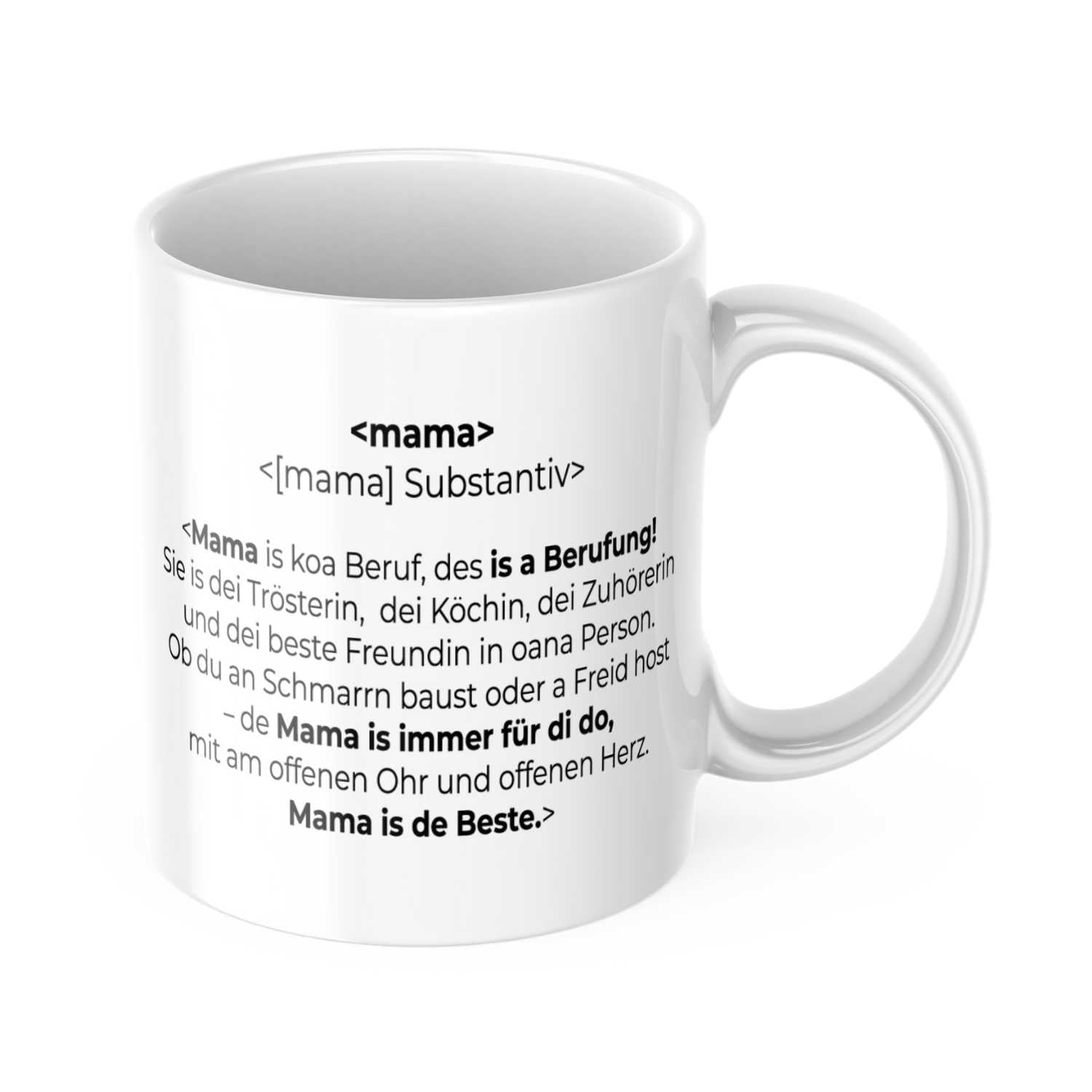 Kaffee Haferl "Mama Code"