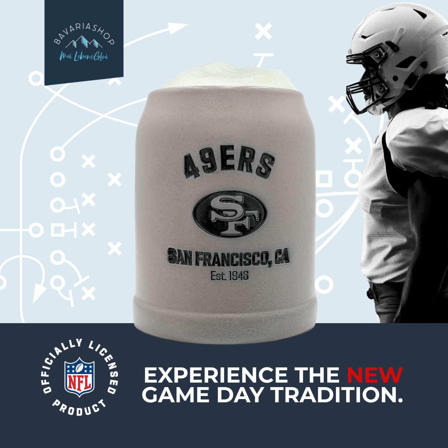 ®NFL PREMIUM Teamkrug "San Francisco 49ers"