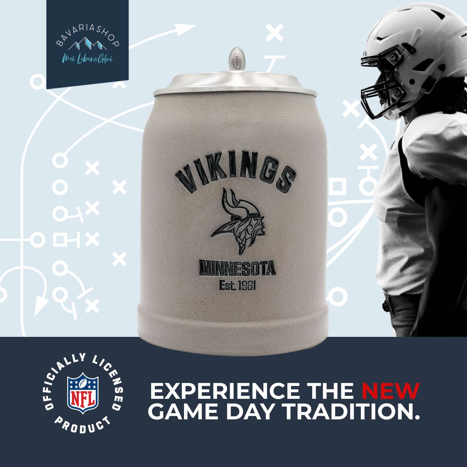 ®NFL PREMIUM Teamkrug "Minnesota Vikings"