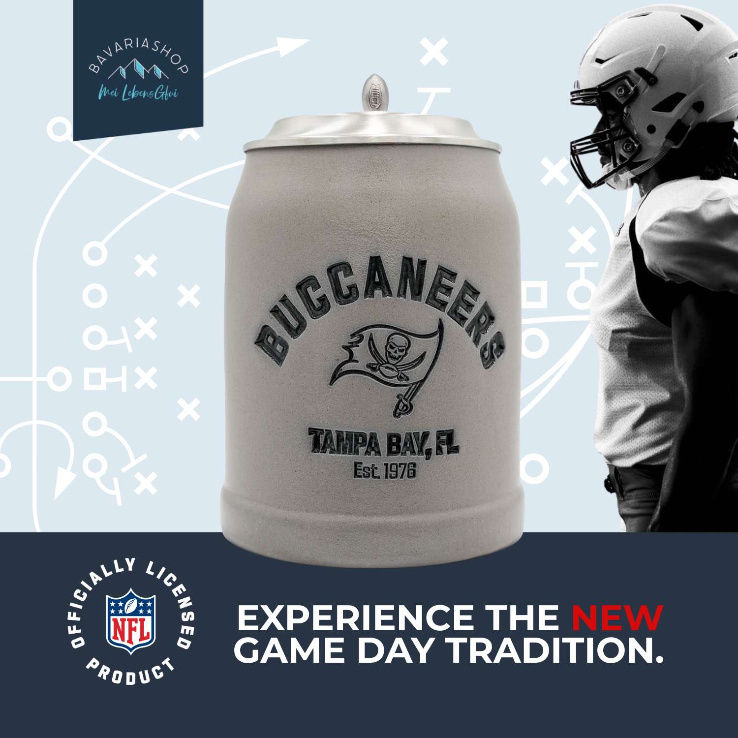 ®NFL PREMIUM Teamkrug "Tampa Bay Buccaneers"