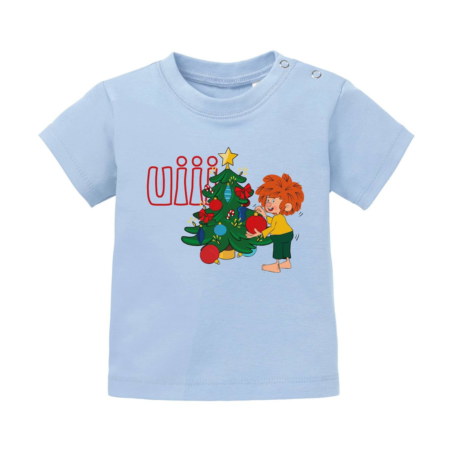 ®Pumuckl Baby T-Shirt "uiii Weihnachten"