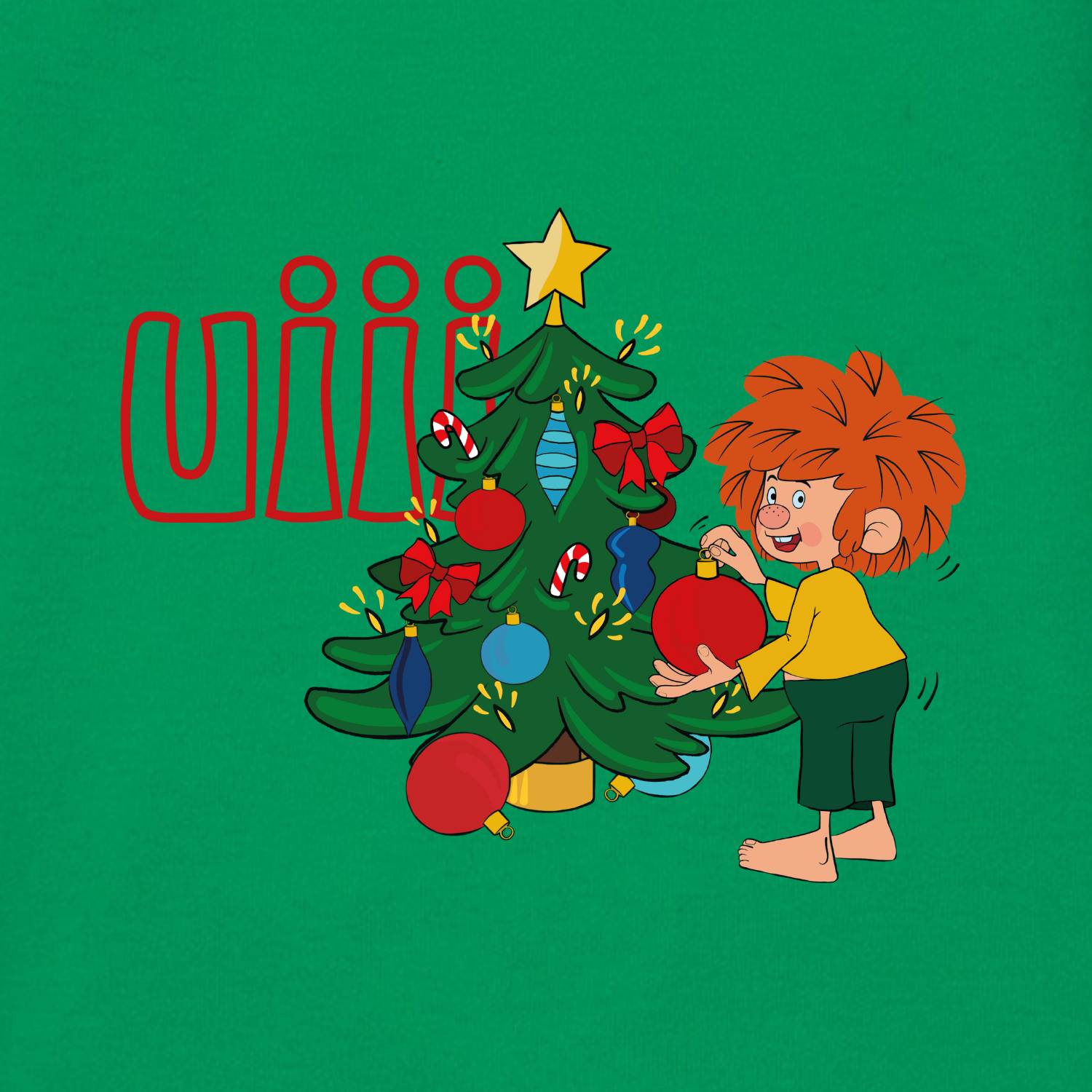 ®Pumuckl Baby-Body "uiii Weihnhachten"