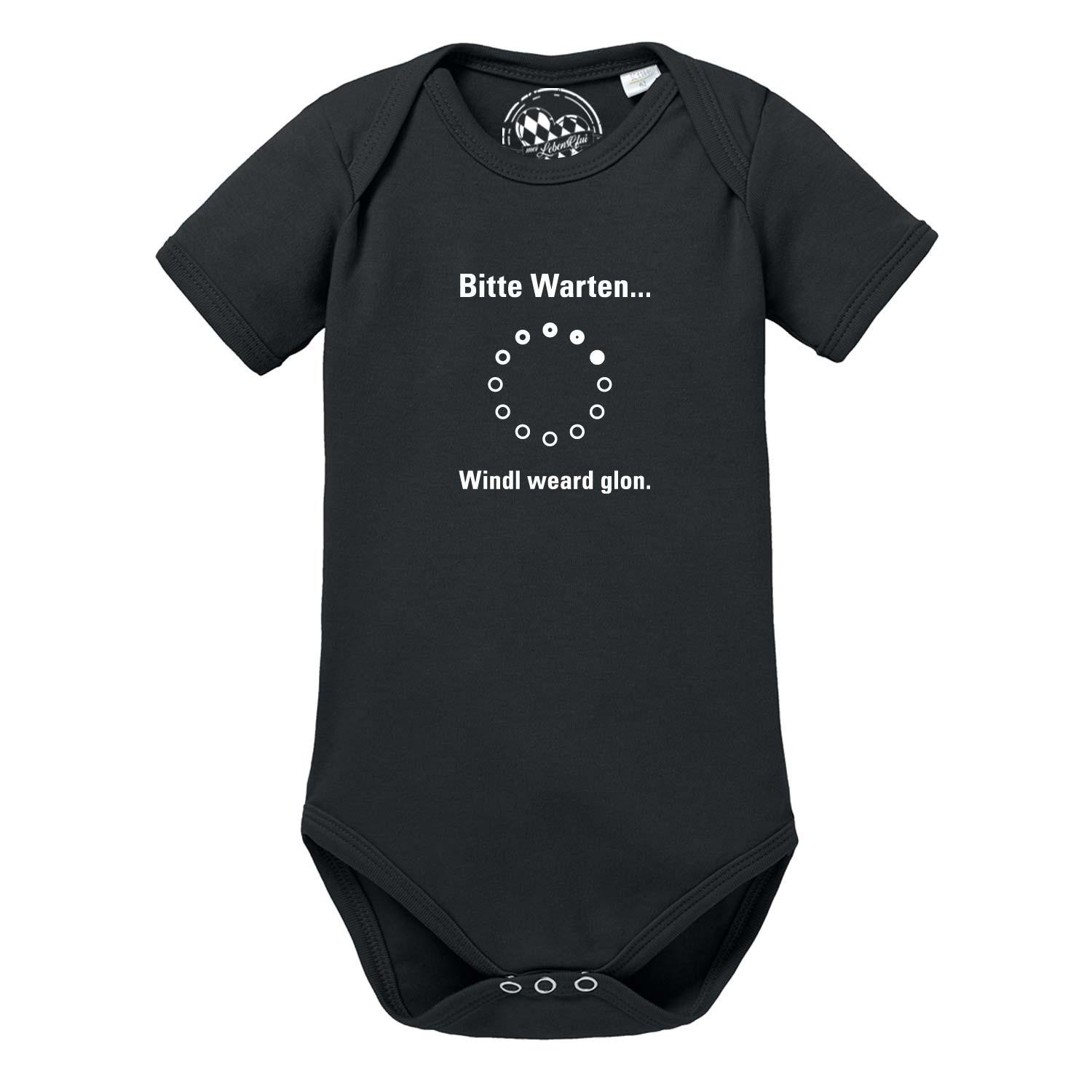Baby Body "Bitte wartn…" - bavariashop - mei LebensGfui
