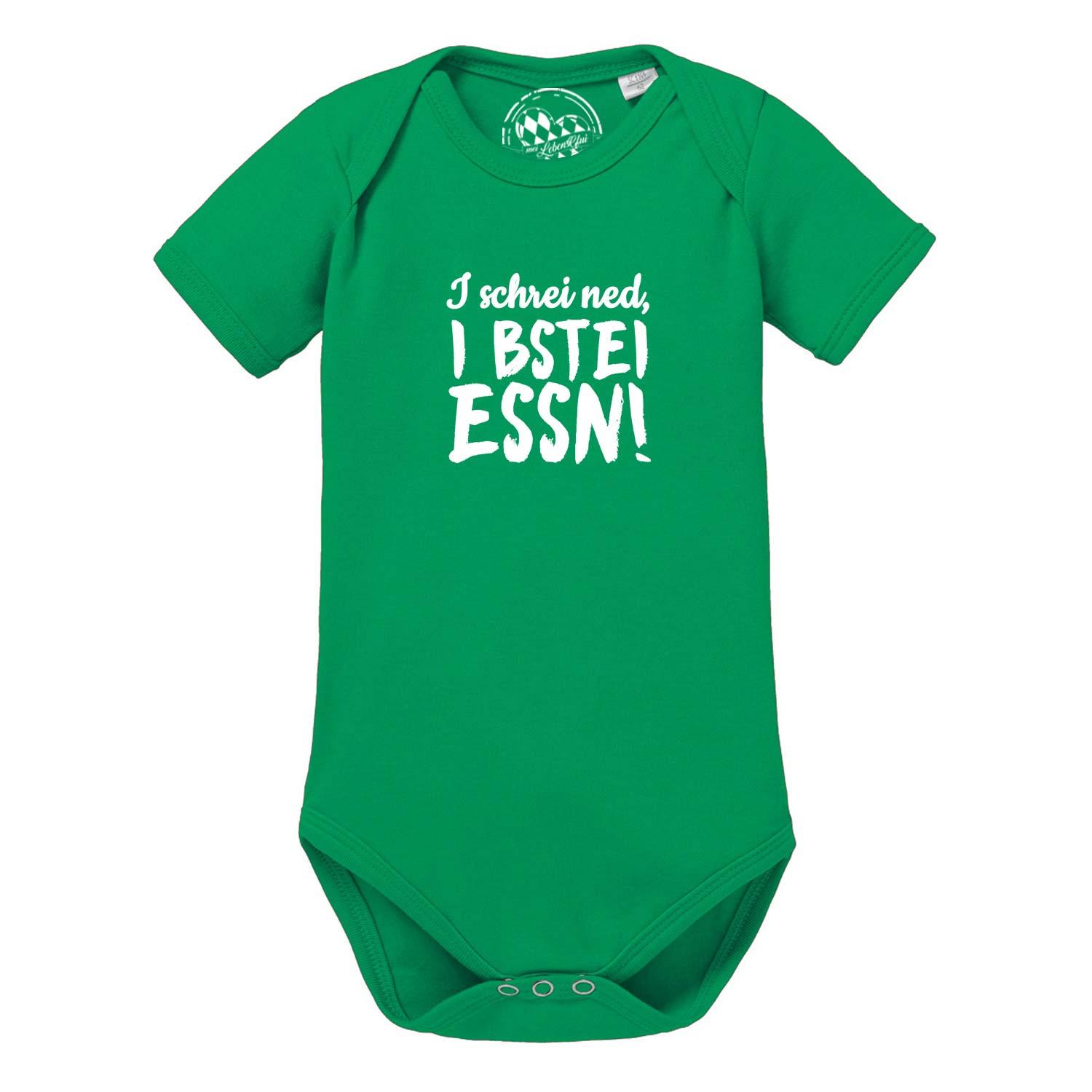 Baby Body "I bstei Essn..." - bavariashop - mei LebensGfui