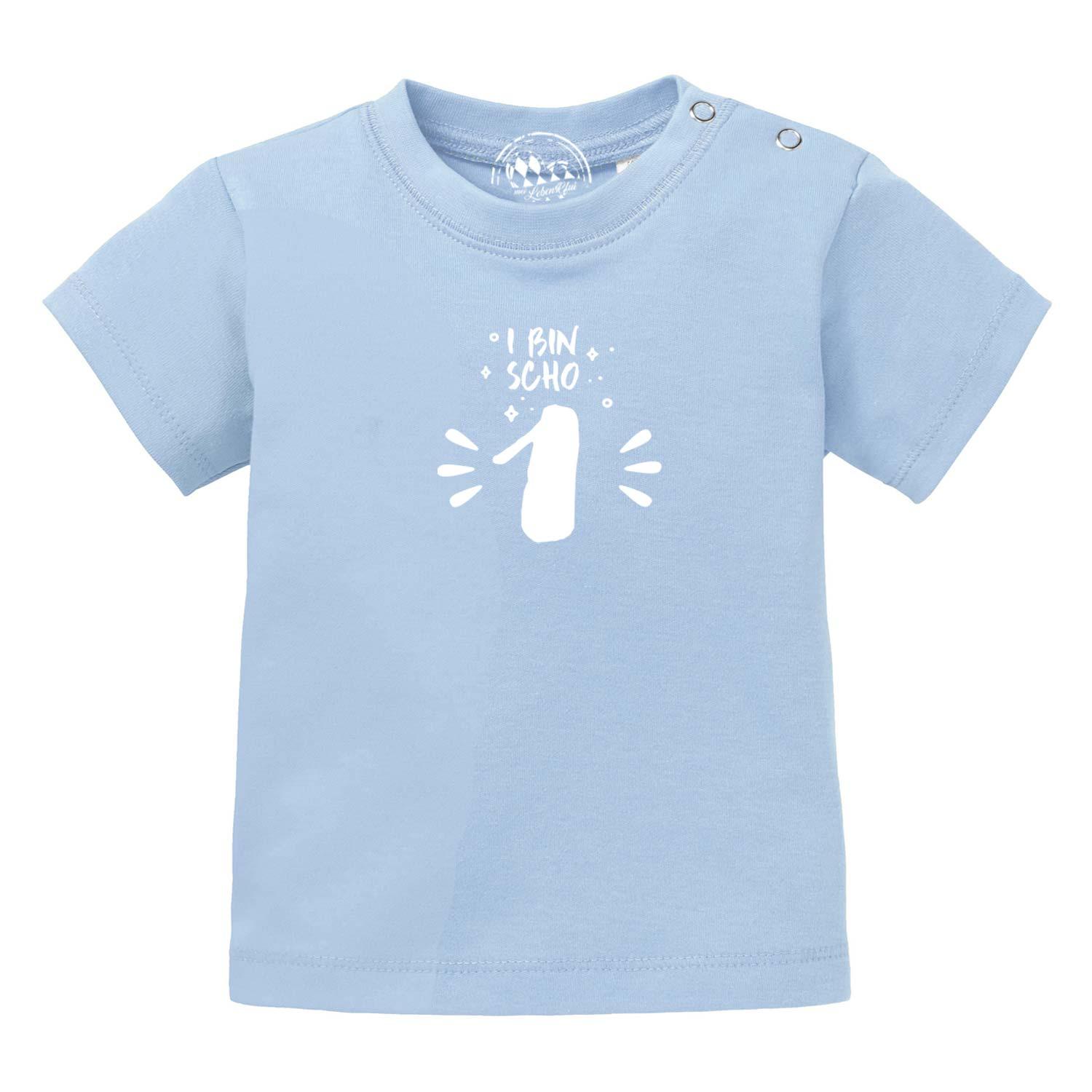 Baby T-Shirt "I bin scho 1!" - bavariashop - mei LebensGfui