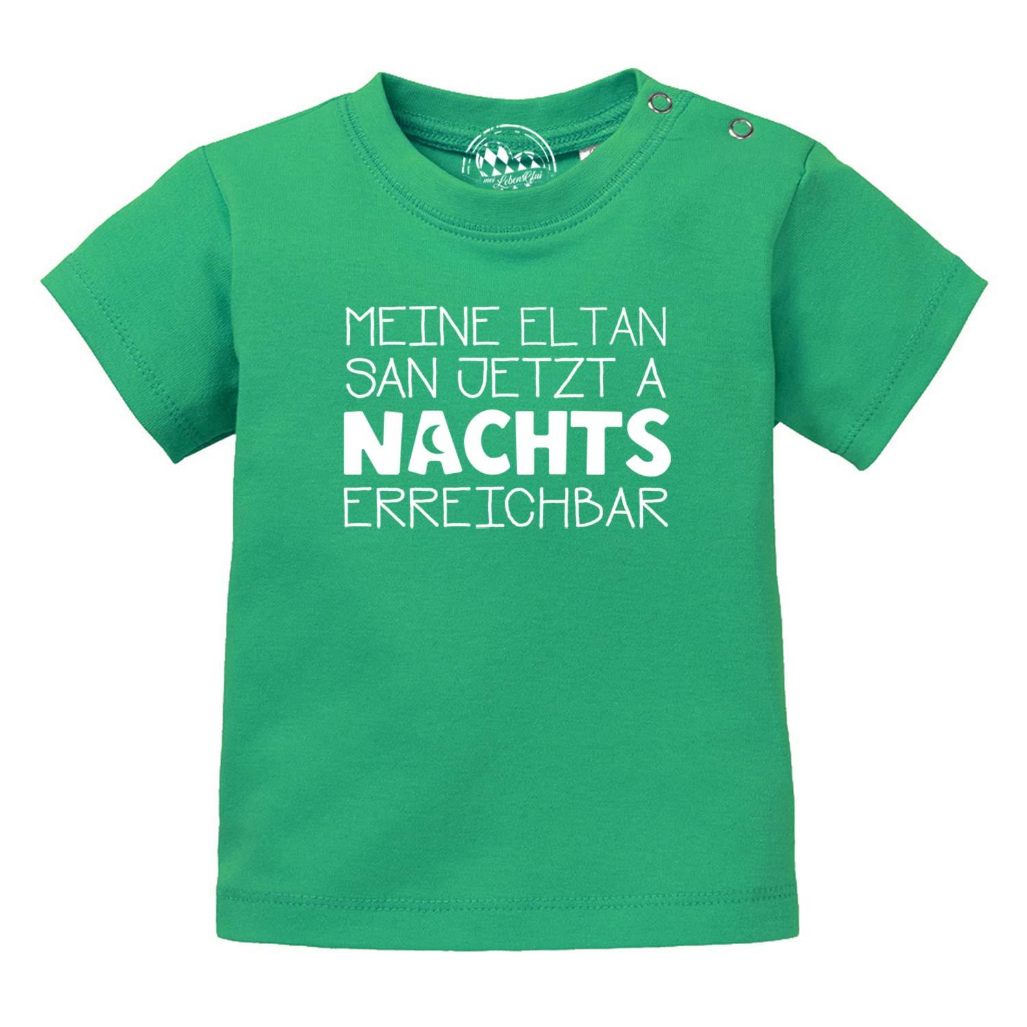 Baby T-Shirt "Nachts erreichbar!" - bavariashop - mei LebensGfui