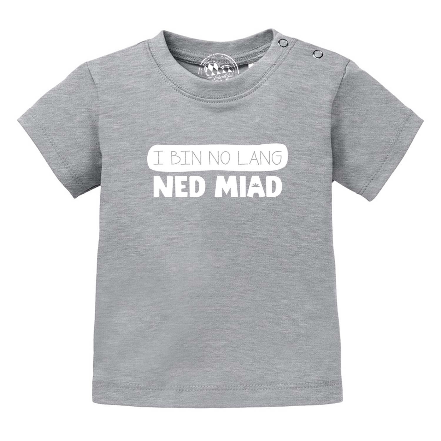 Baby T-Shirt "no lang ned miad!" - bavariashop - mei LebensGfui