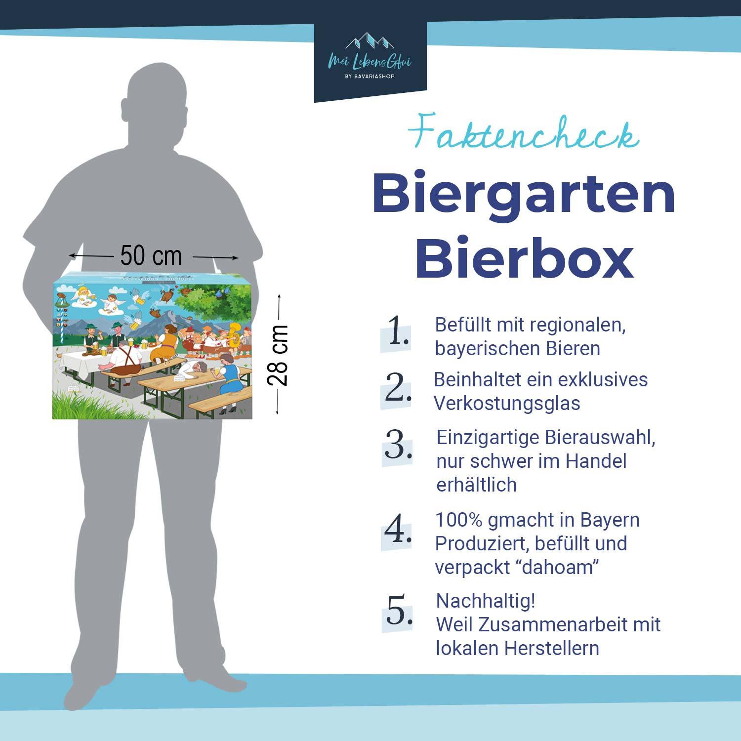 Bier-Box "Bayerischer Biergarten" - bavariashop - mei LebensGfui