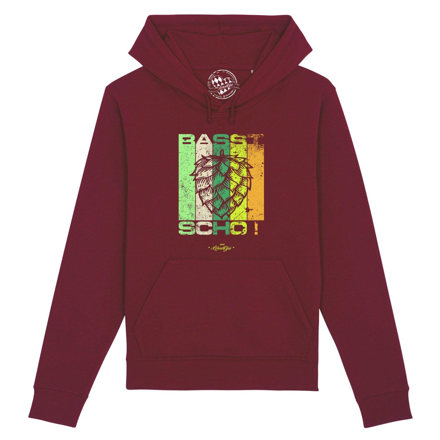 Damen Hoodie "Basst scho" - bavariashop - mei LebensGfui