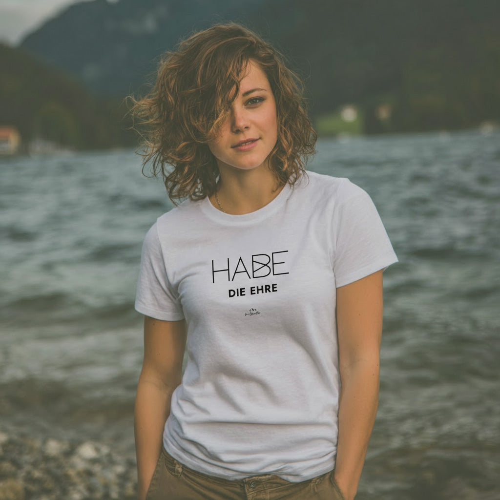 Damen T-Shirt "Habe die Ehre"