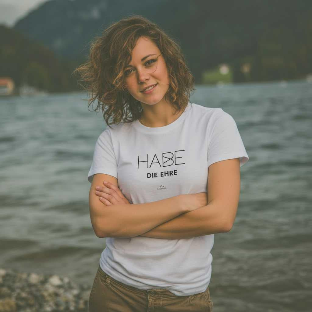 Damen T-Shirt "Habe die Ehre"