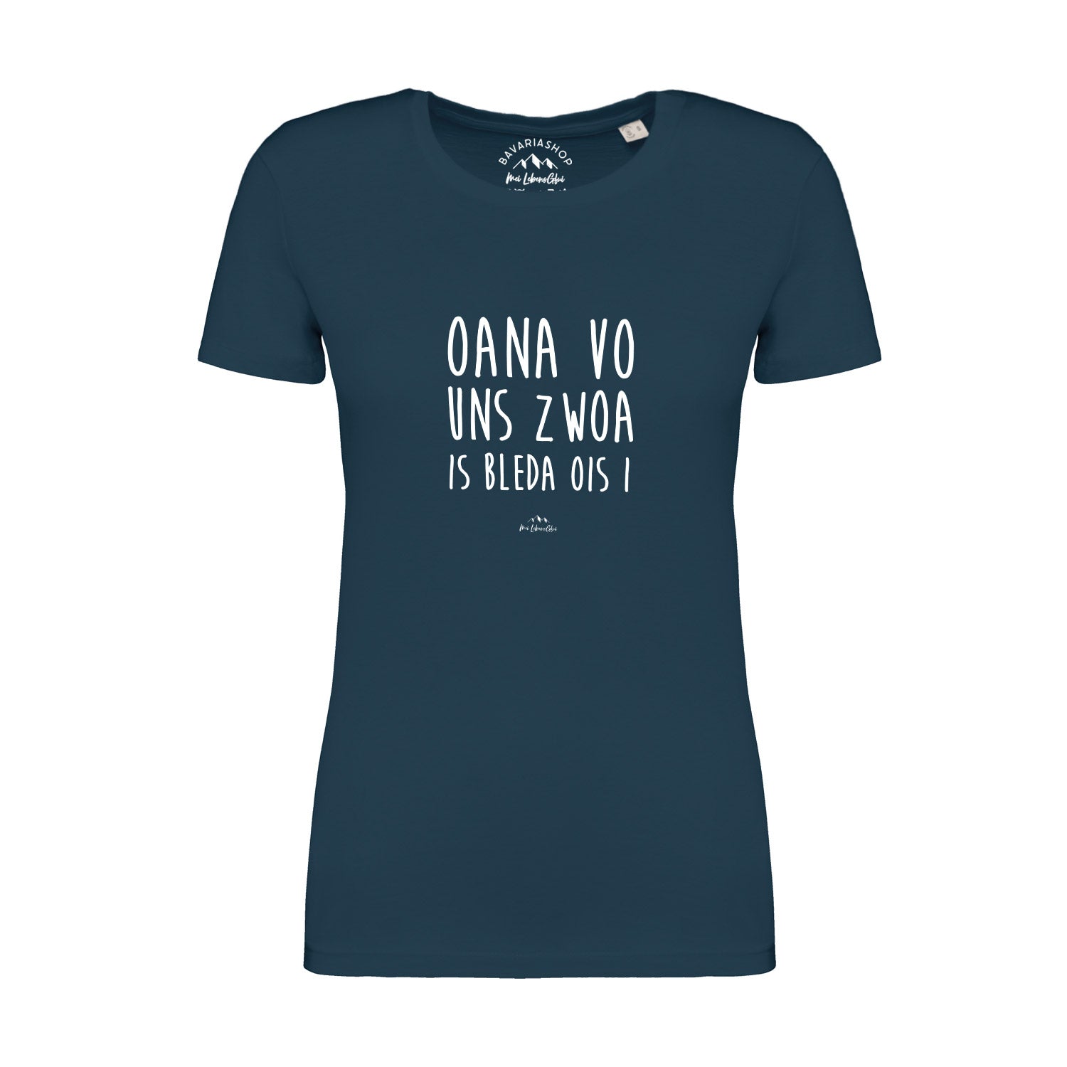 Damen T-Shirt "Oana vo uns zwoa..."