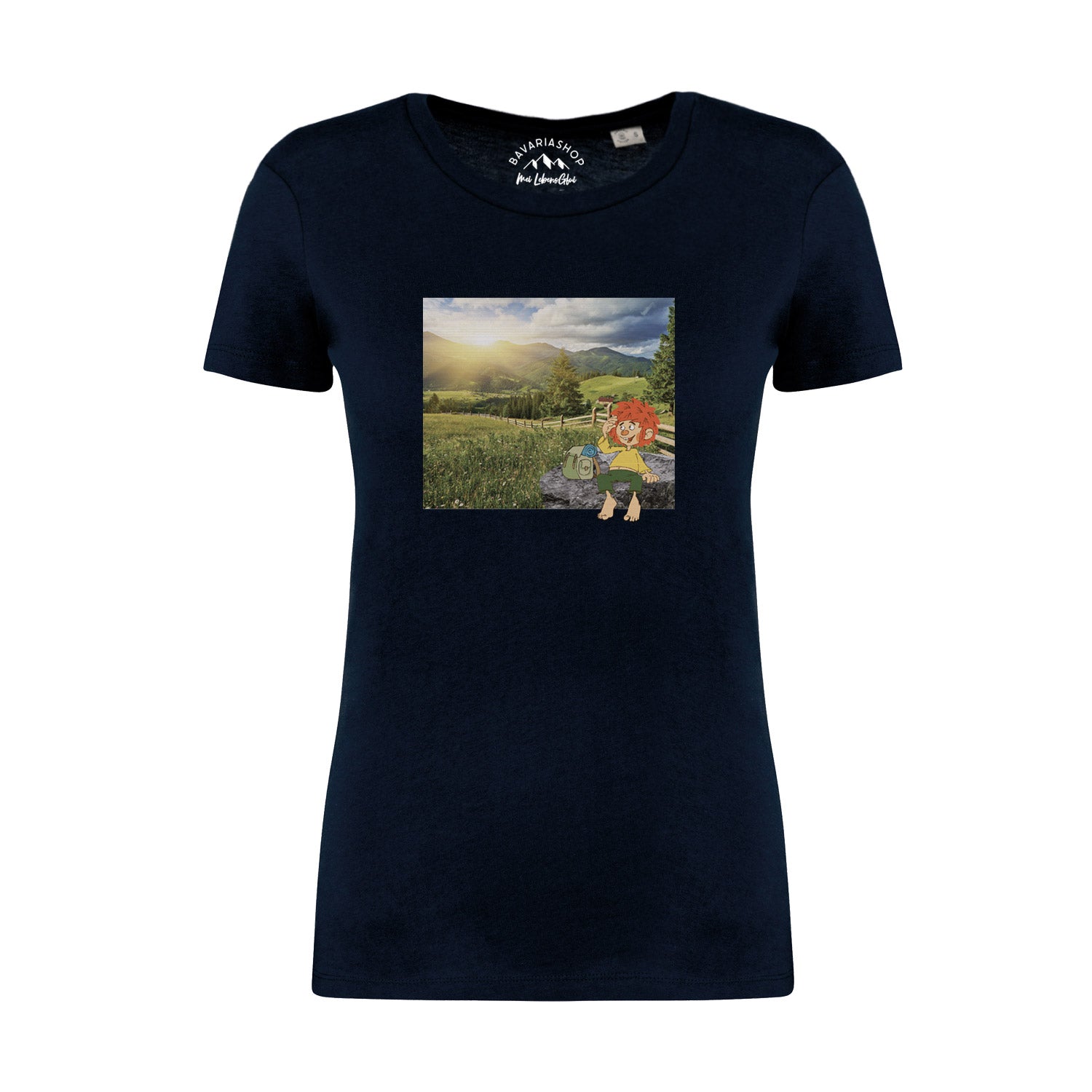 ®Pumuckl Damen T-Shirt "Berg-Kobold"