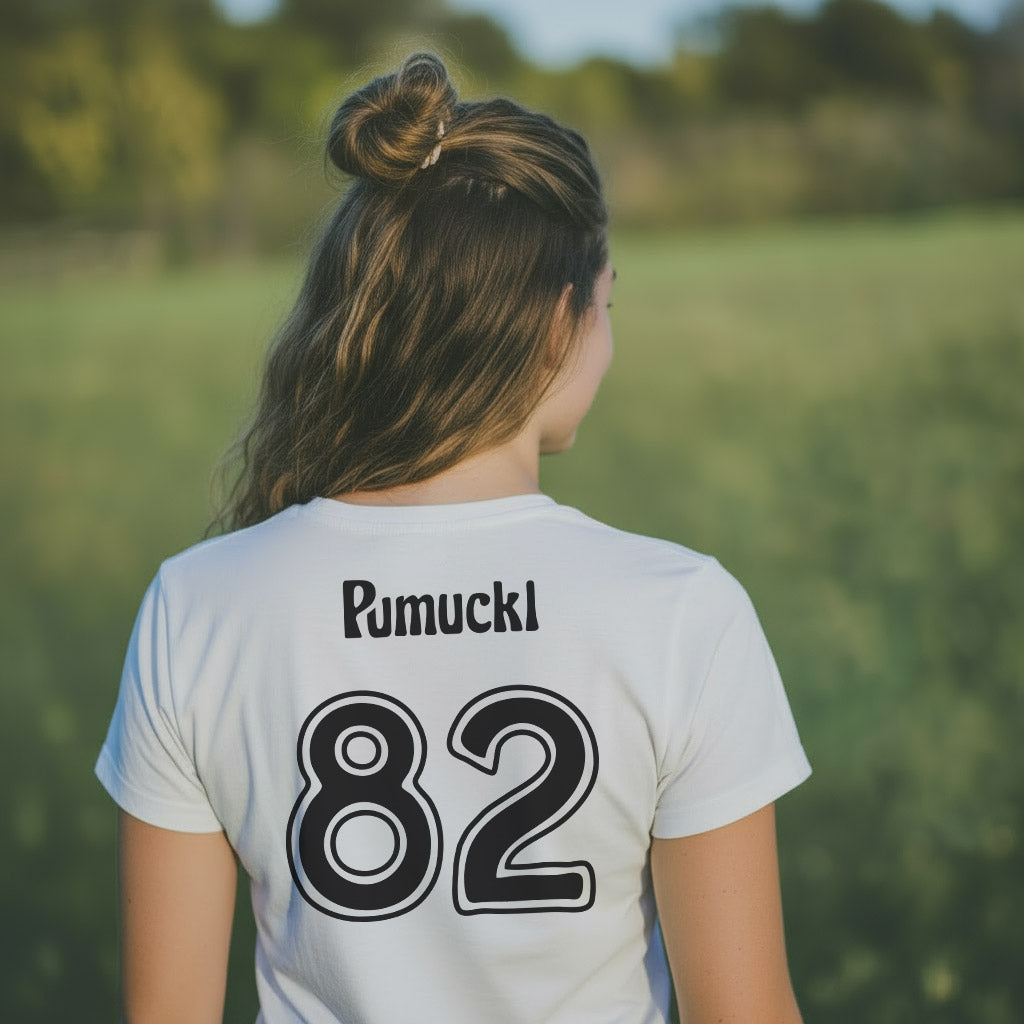 ®Pumuckl Damen T-Shirt "Fußball Kobold"
