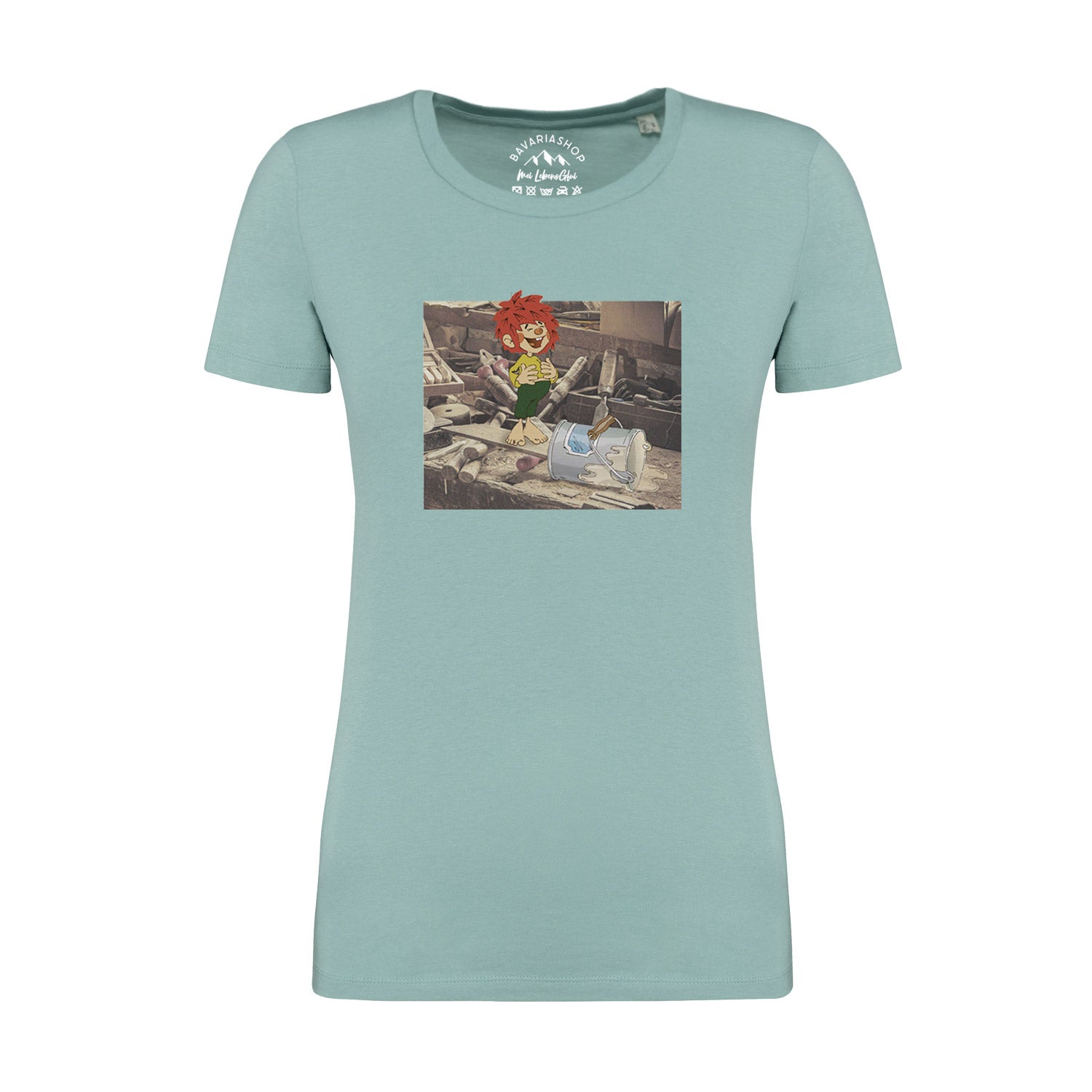 ®Pumuckl Damen T-Shirt "Werkstatt"