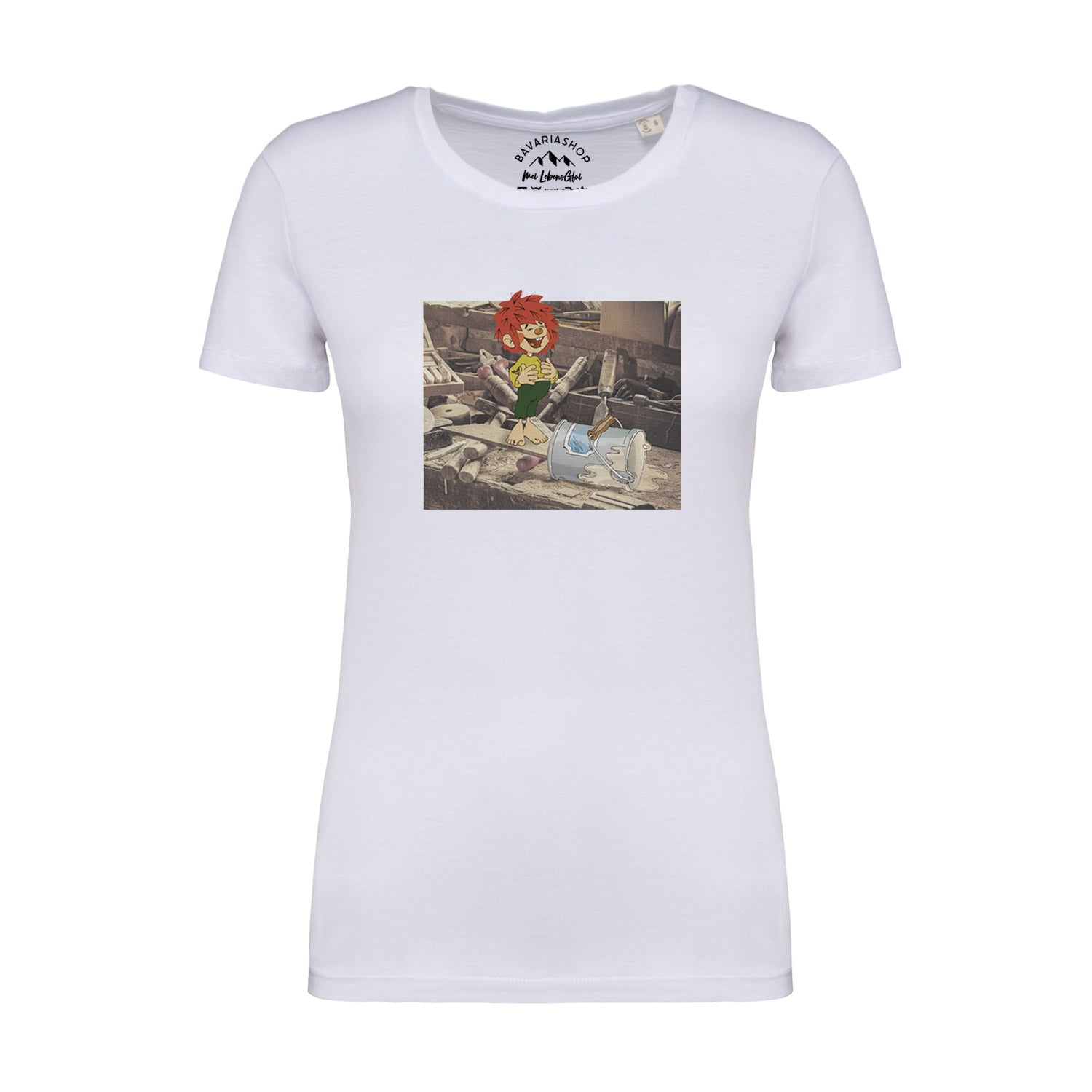 ®Pumuckl Damen T-Shirt "Werkstatt"