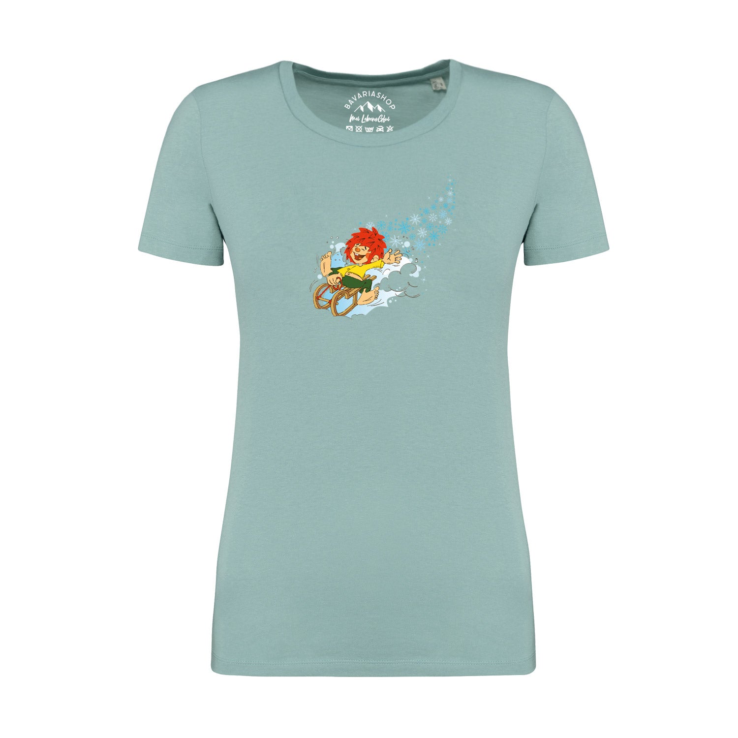 ®Pumuckl Damen T-Shirt "Winter Kobold"