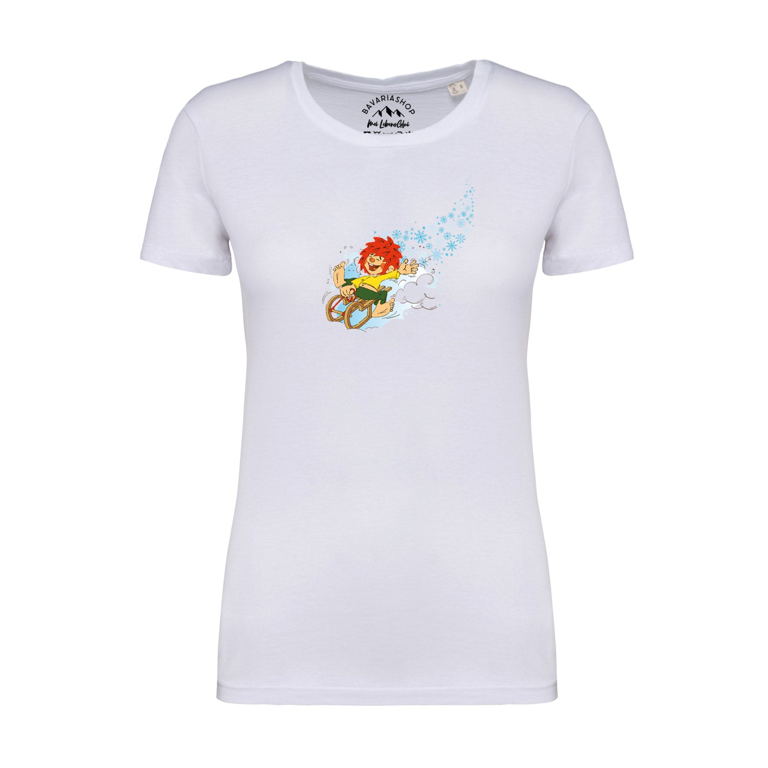 ®Pumuckl Damen T-Shirt "Winter Kobold"