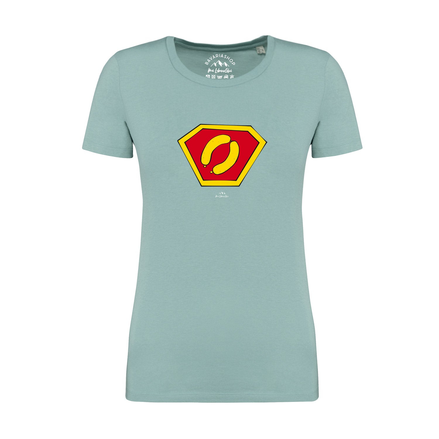 Damen T-Shirt "Super-Weißwurscht"