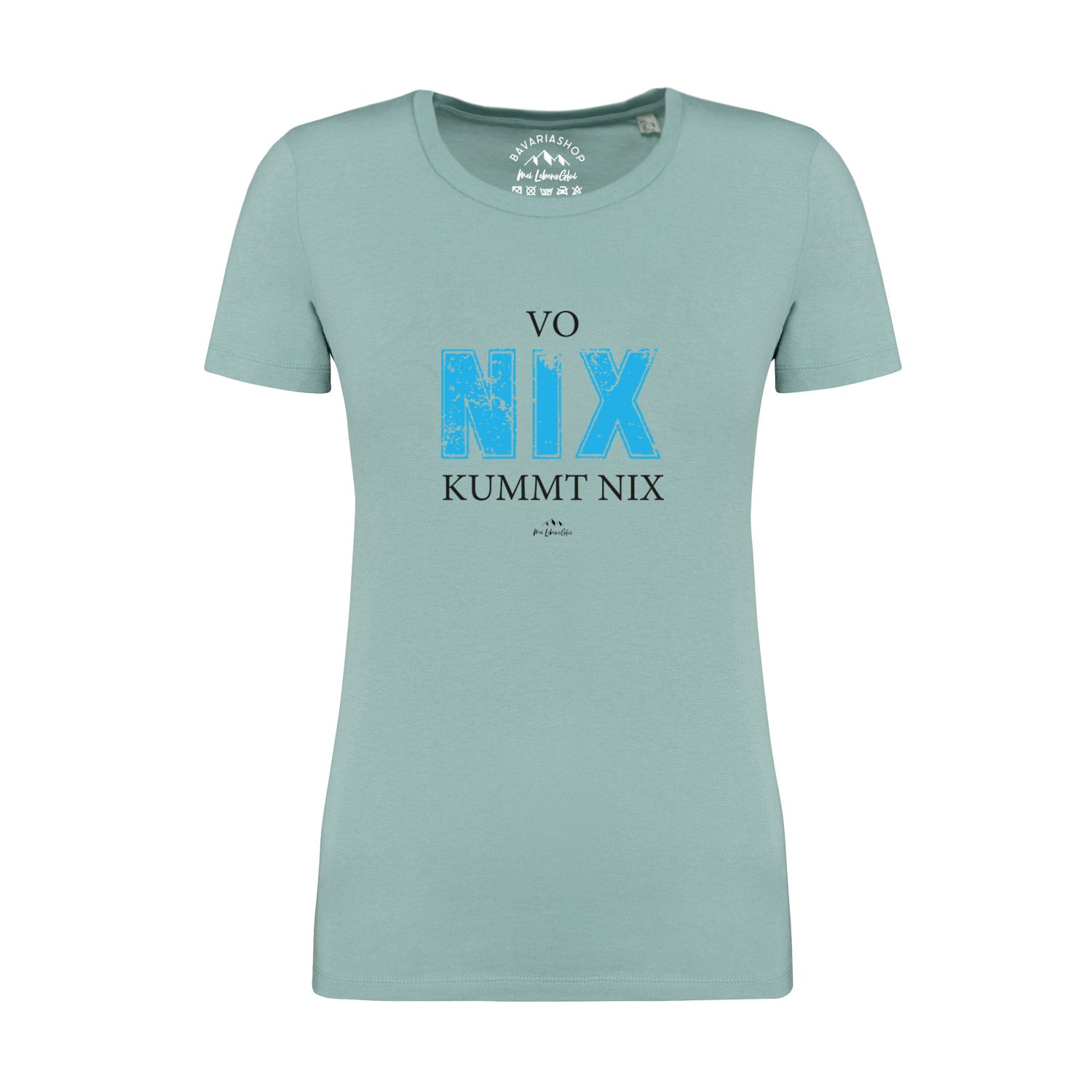 Damen T-Shirt "Vo nix kummt nix"