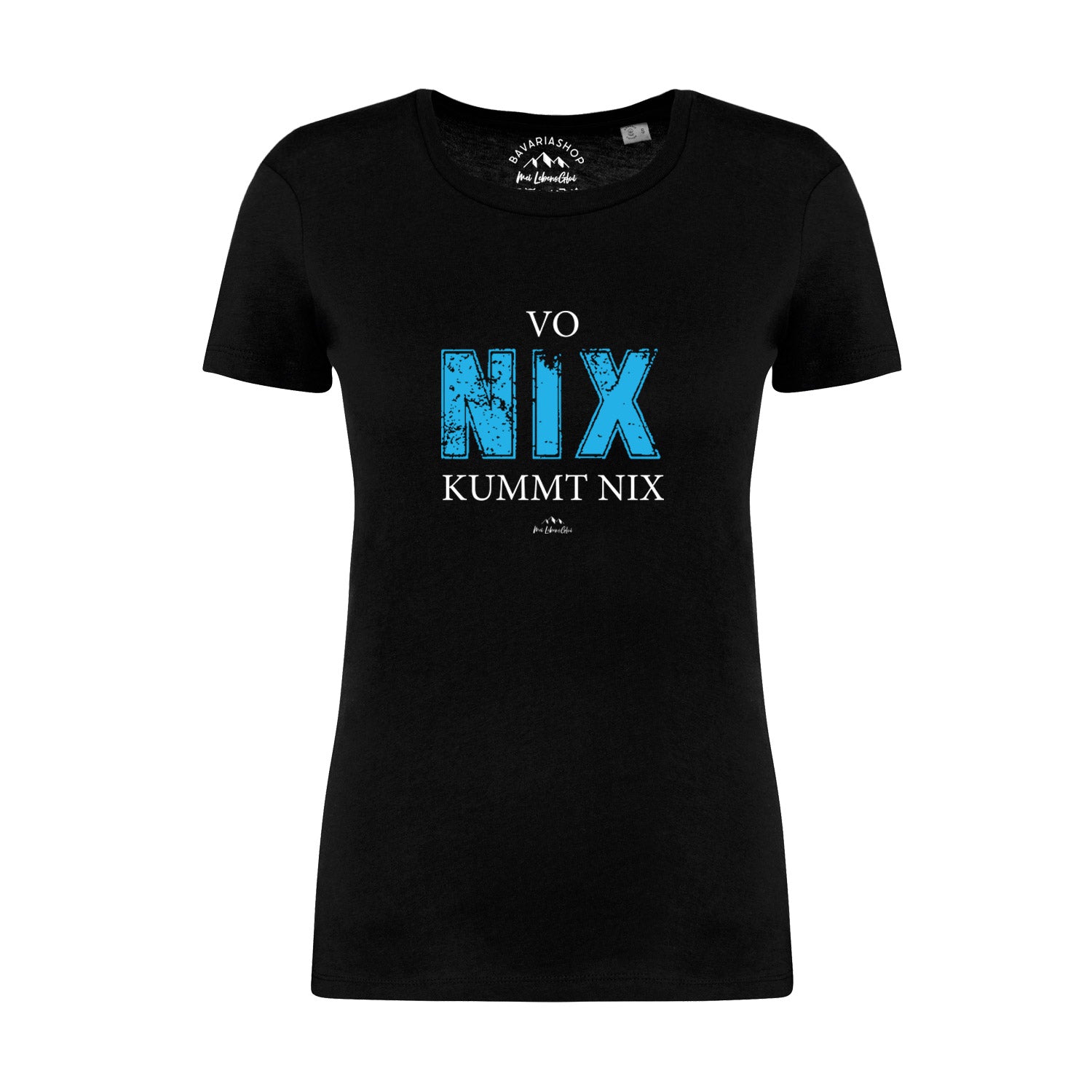 Damen T-Shirt "Vo nix kummt nix"