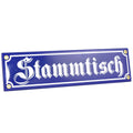 Emaille-Schild "Stammtisch"