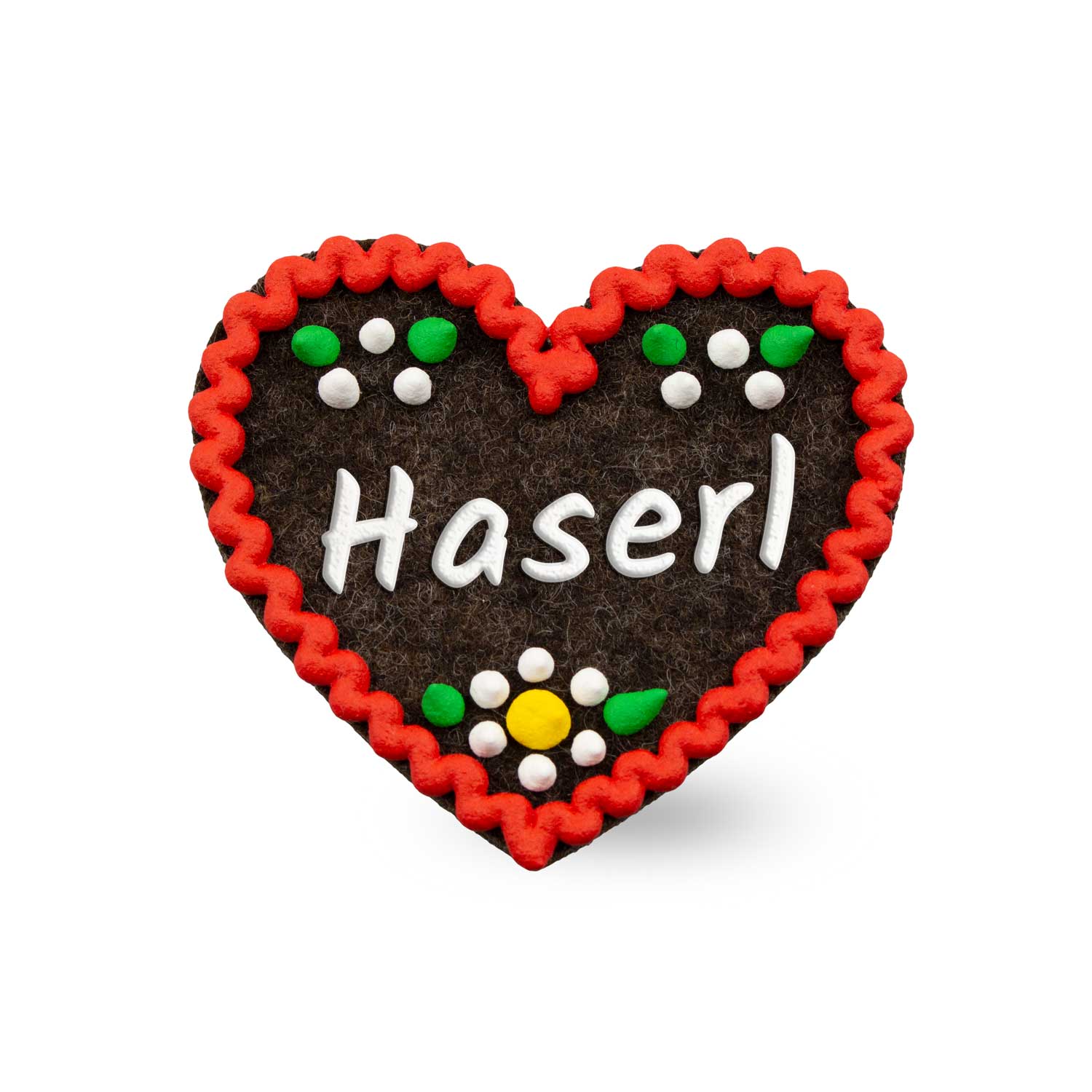 Filzherz-Anstecker "Haserl" - bavariashop - mei LebensGfui