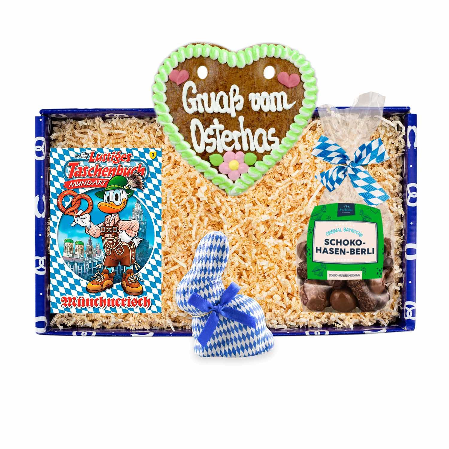 Geschenkbox "Gruaß vom Osterhas" - bavariashop - mei LebensGfui